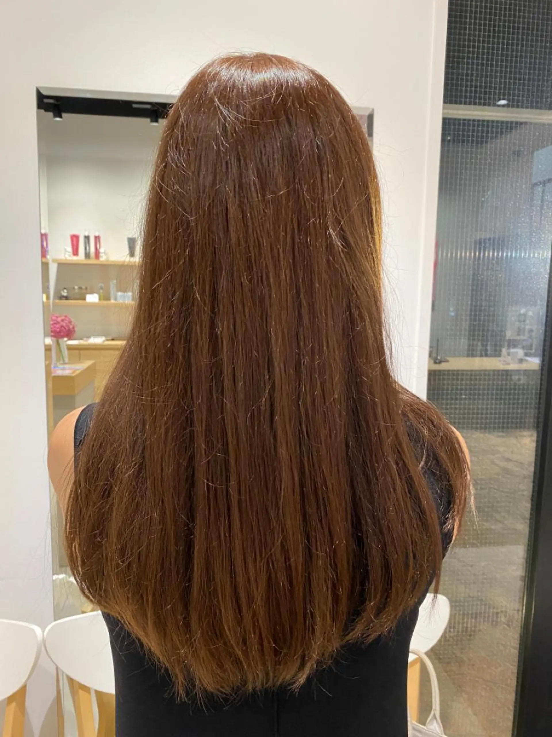 ロング カラー ブラウンカラー 井戸上 颯太のヘアスタイル
