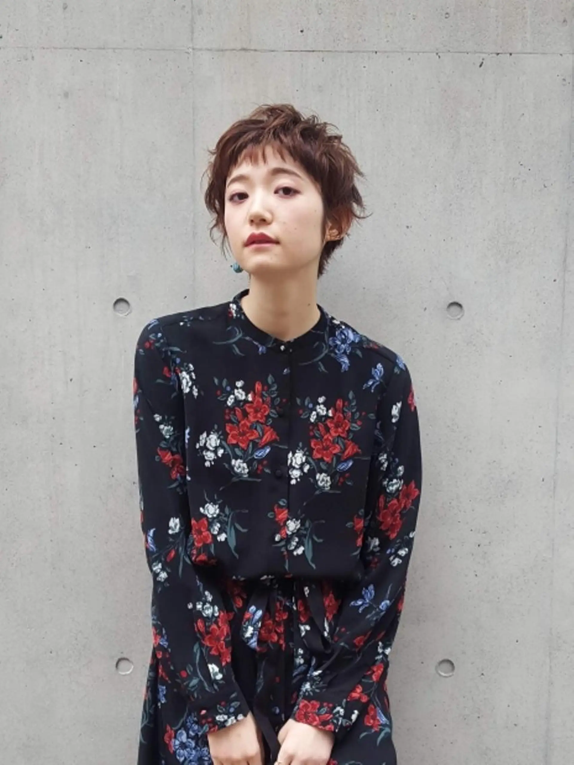 ショート ハンサムショート ショートヘア 薄葉 美菜子のヘアスタイル