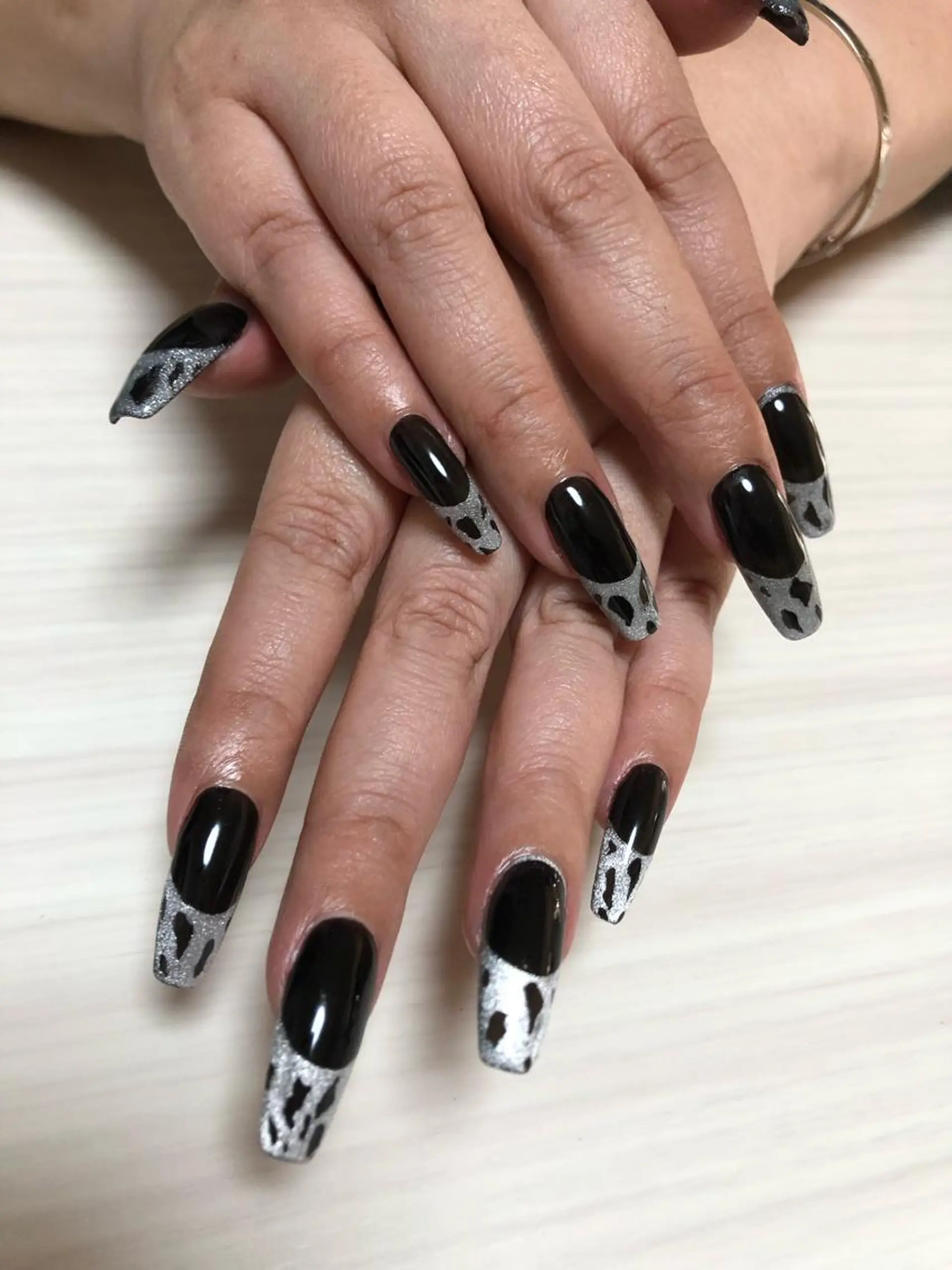 ネイル フレンチネイル マグネットネイル マグネットフレンチ MELLMODE所属・Nakano Kanaのネイルデザイン