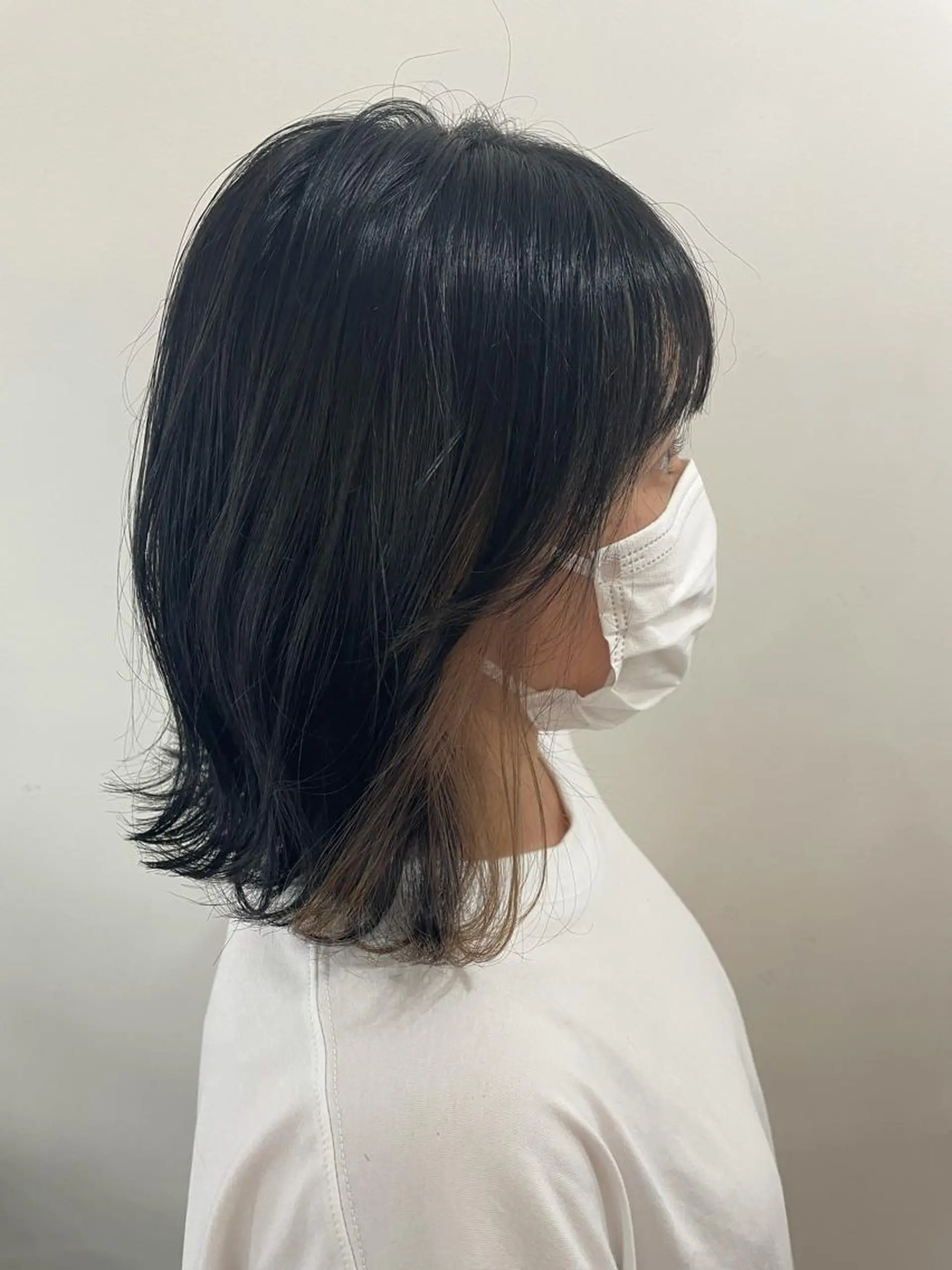 ミディアム カット トリートメント 塔崎 りこのヘアスタイル