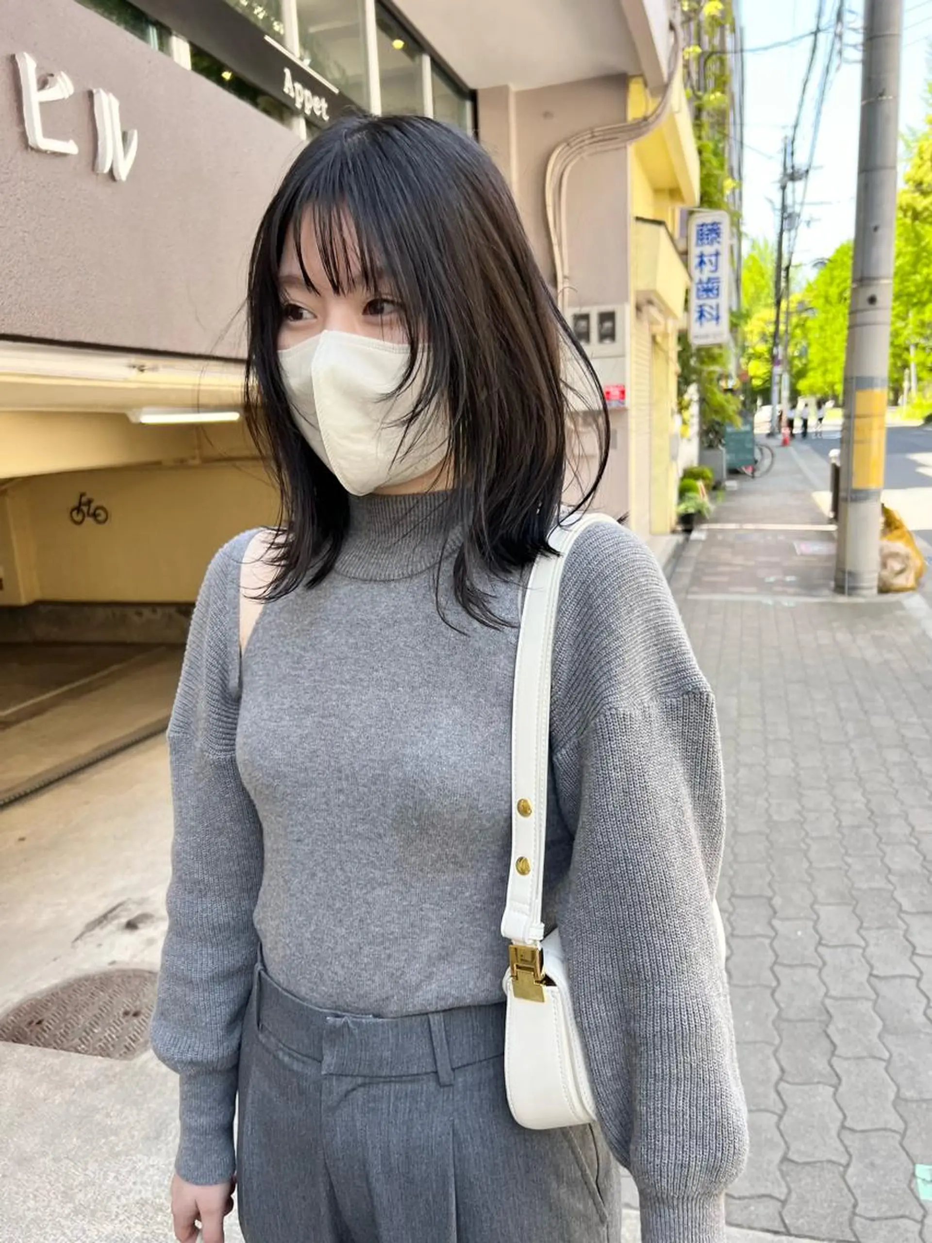 ミディアム カラー カット ヘアカラー 樫原裕二 /柔らかいカラーのヘアスタイル