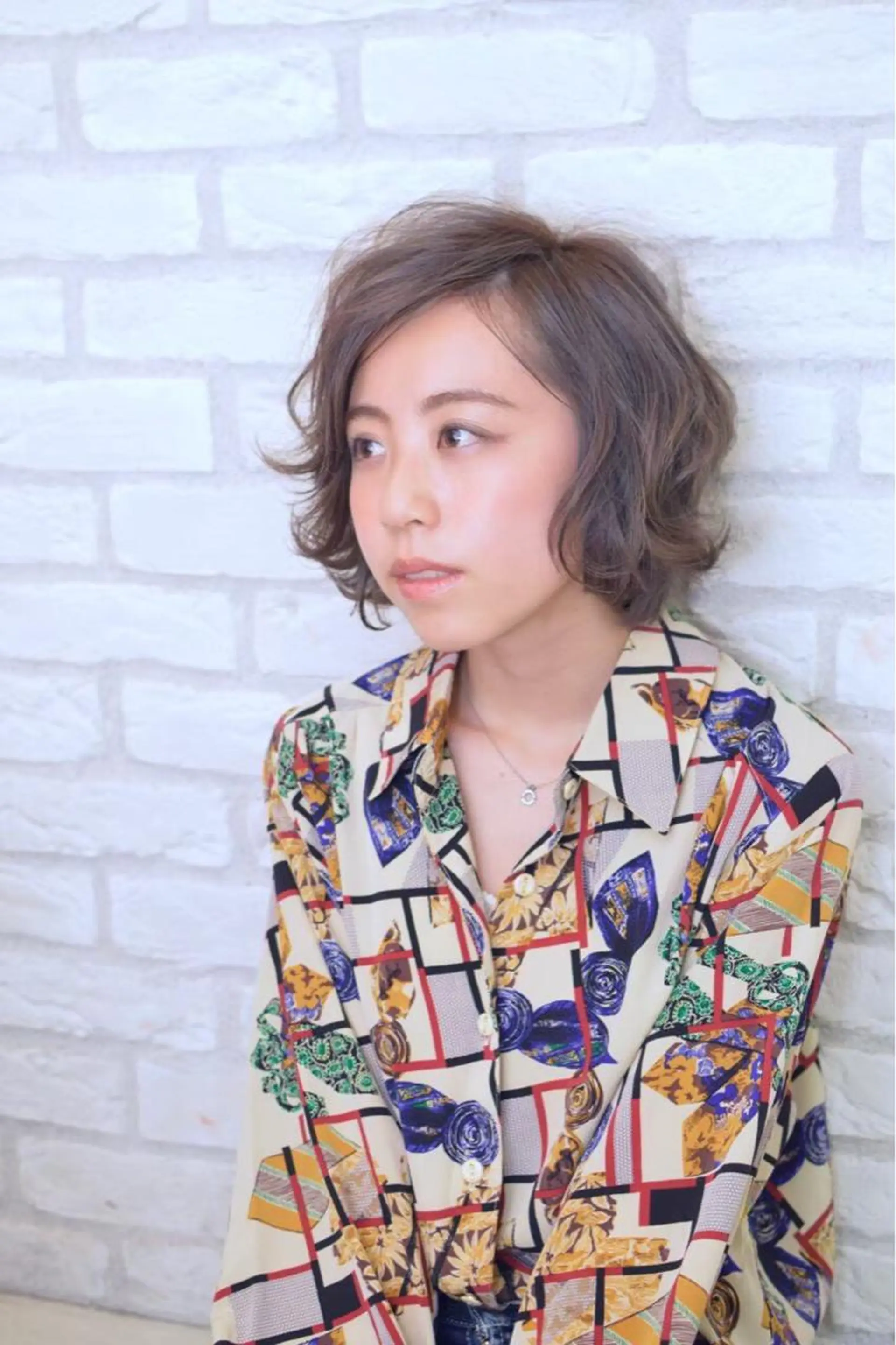 ショート カラー 清水 有実子のヘアスタイル