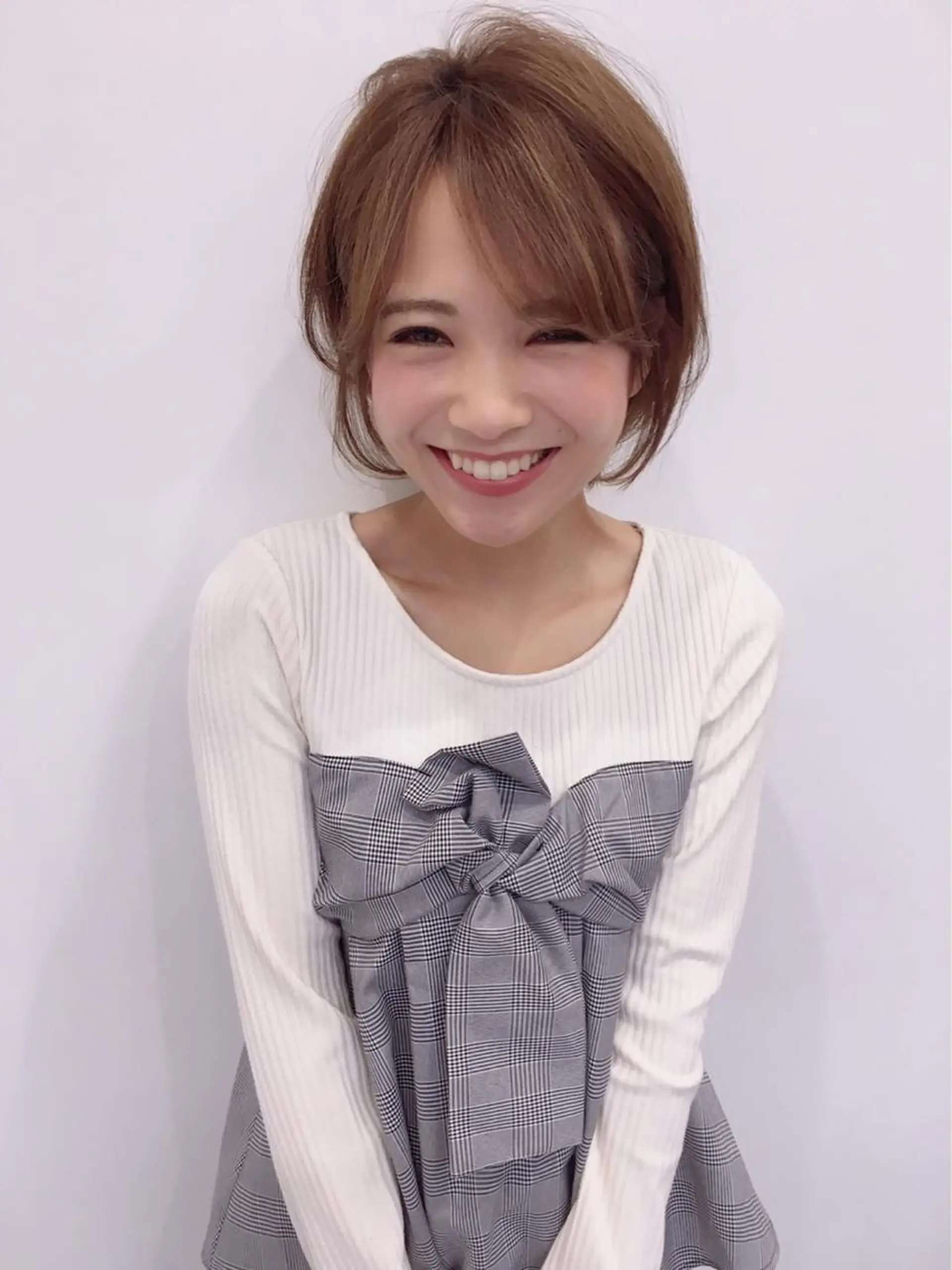 ショート ショートヘア 【愛され小顔カット】 YOSHIKIヘアのヘアスタイル