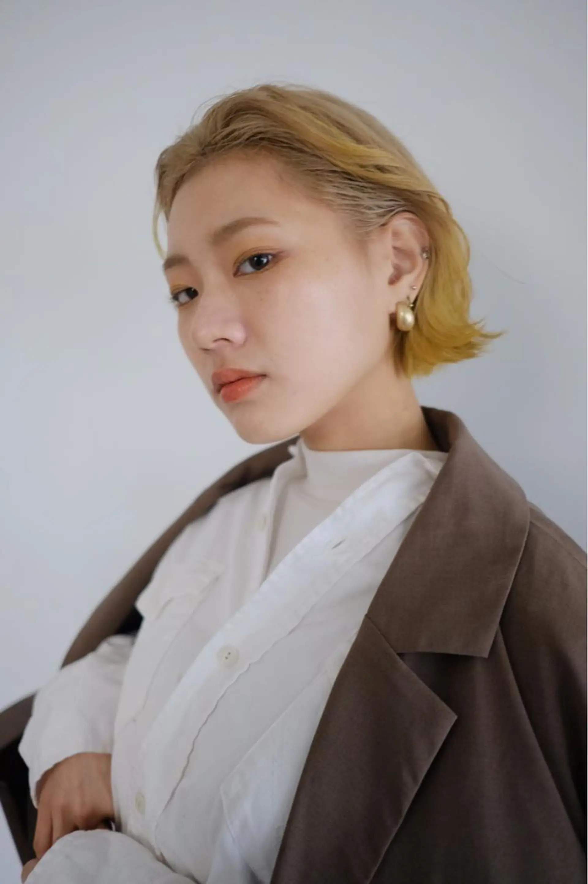 ショート 頭皮につけないカラー /白髪ぼかし/実加永のヘアスタイル