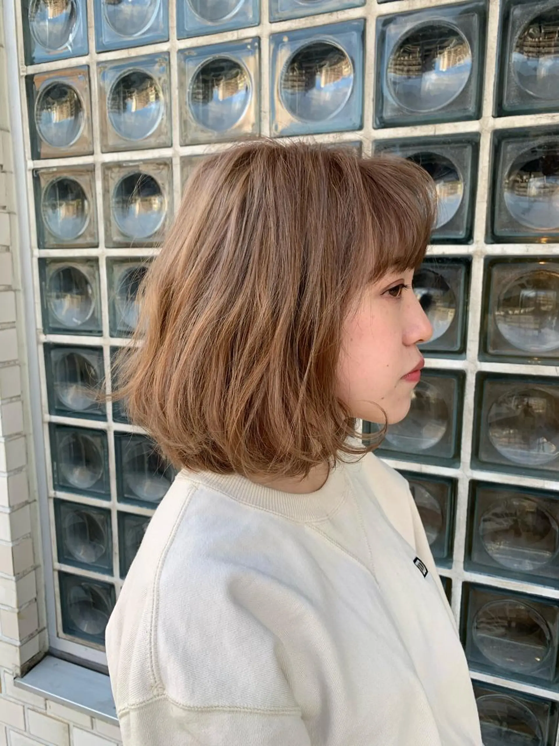 ショート カラー ボブ 森 早希絵のヘアスタイル