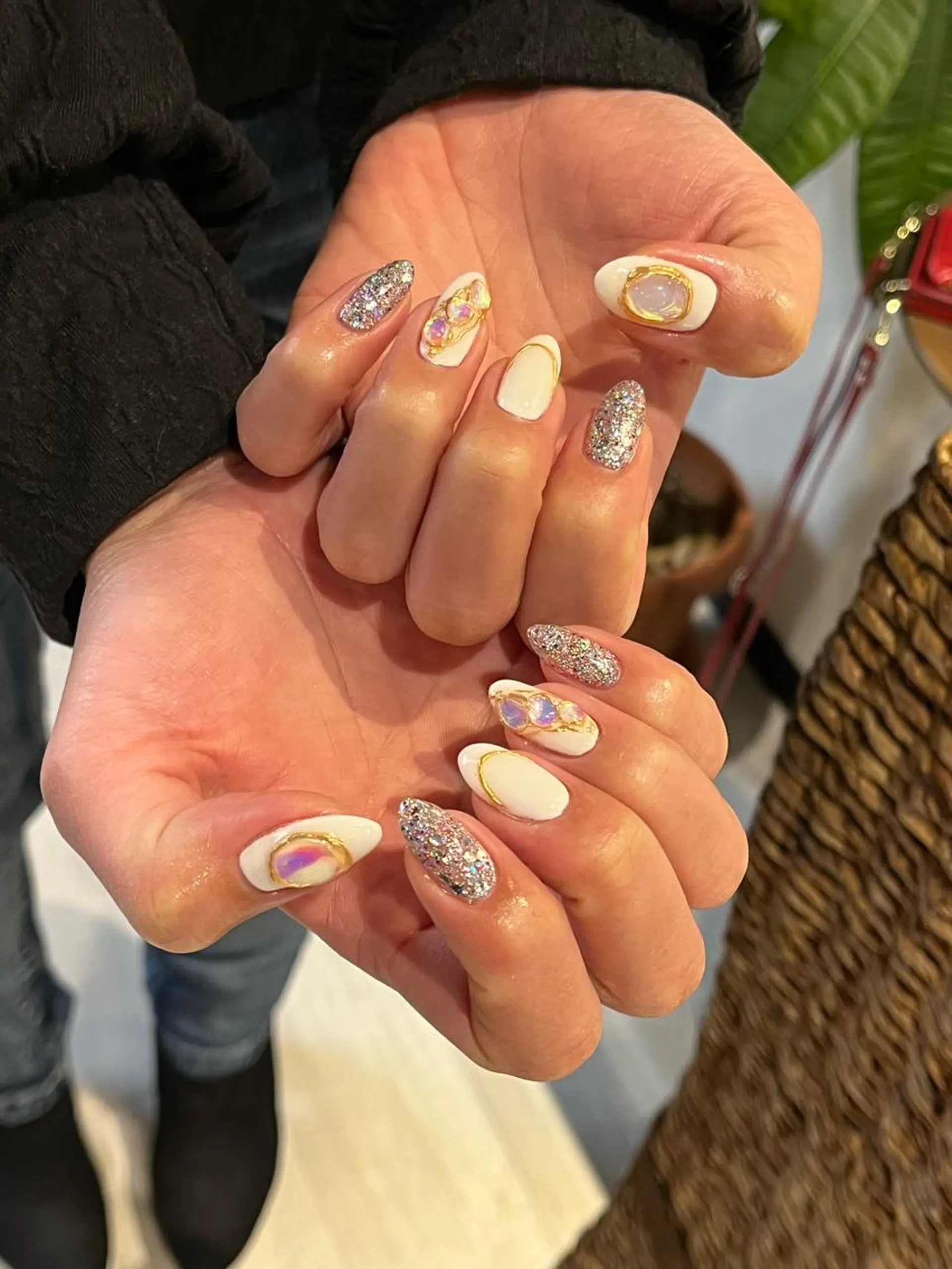 ネイル ハンドネイル Protea ❁⃘*.ﾟ清家 美穂のネイルデザイン