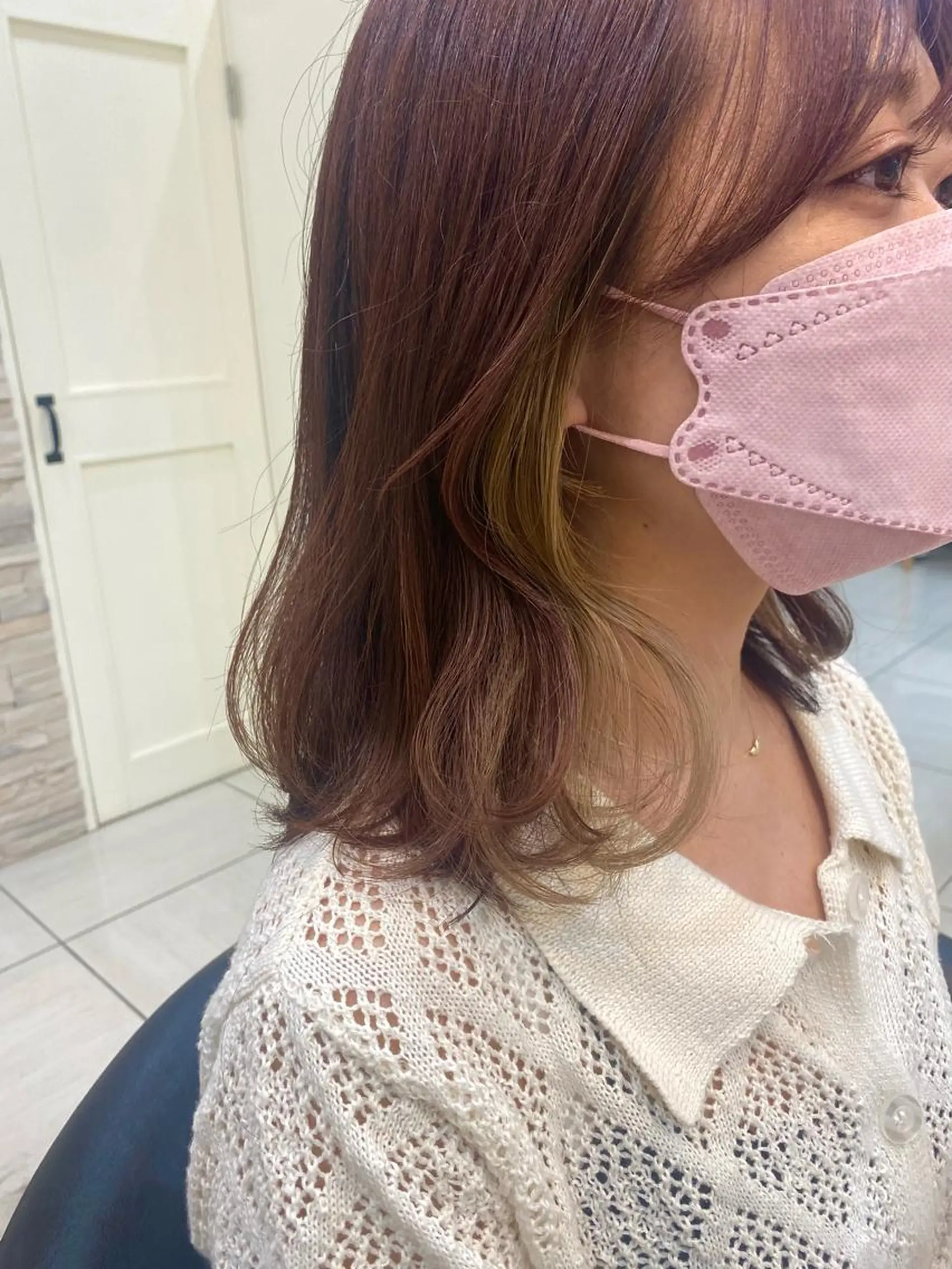 ショート カラー インナーカラー 韓国ヘア／艶カラー minamiのヘアスタイル