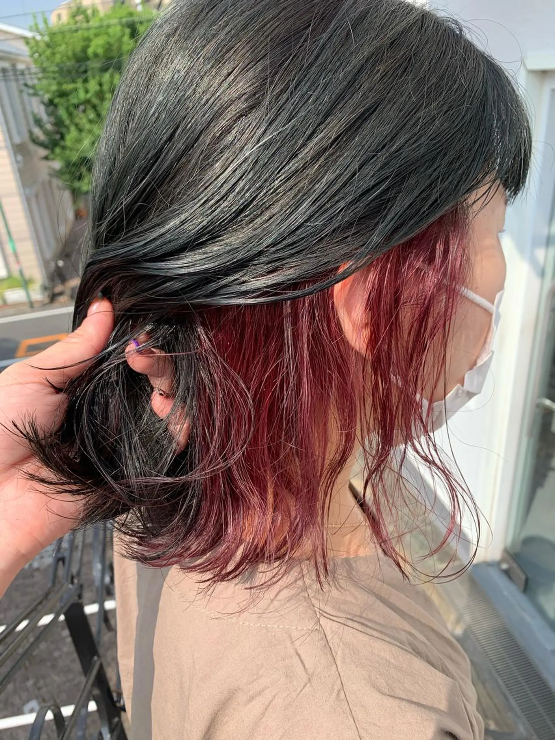 ショート カラー 平 ちひろのヘアスタイル