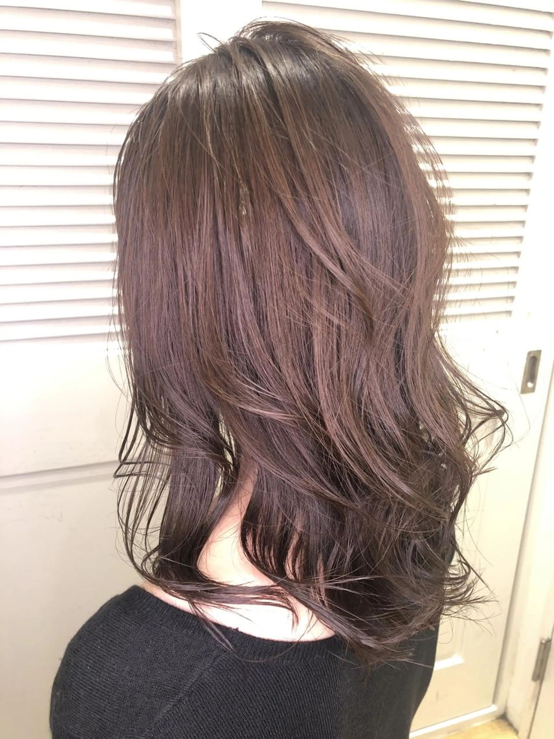 ミディアム パープルカラー ヘアカラー 南都 良太のヘアスタイル