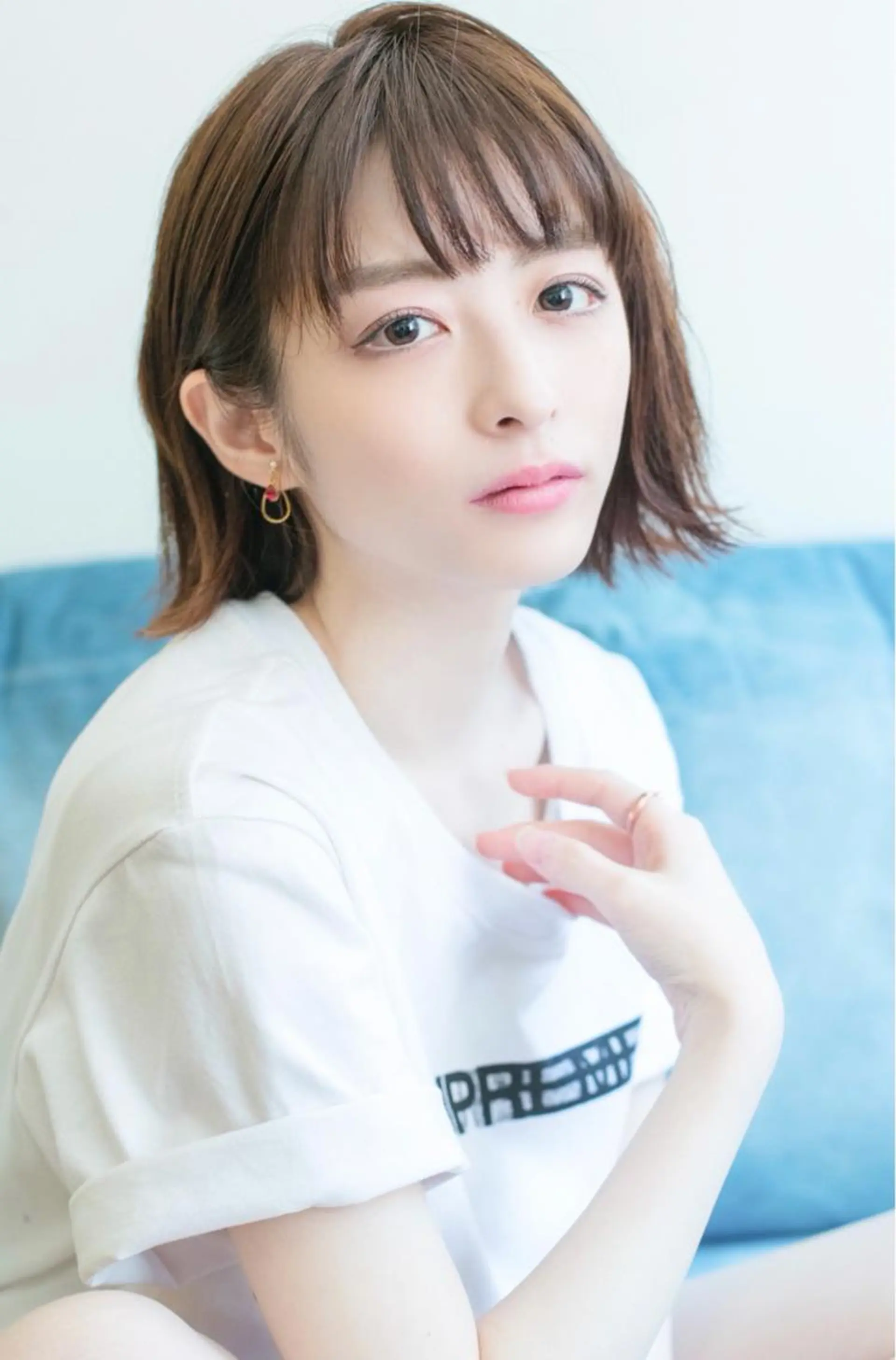 ミディアム カラー パーマ ヘアアレンジ アッシュ バレイヤージュ ブリーチ ケアブリーチ 透明感カラー カット ヘアカラー トリートメント 竹内ケンゴ🇰🇷 EIGHT藤沢のヘアスタイル