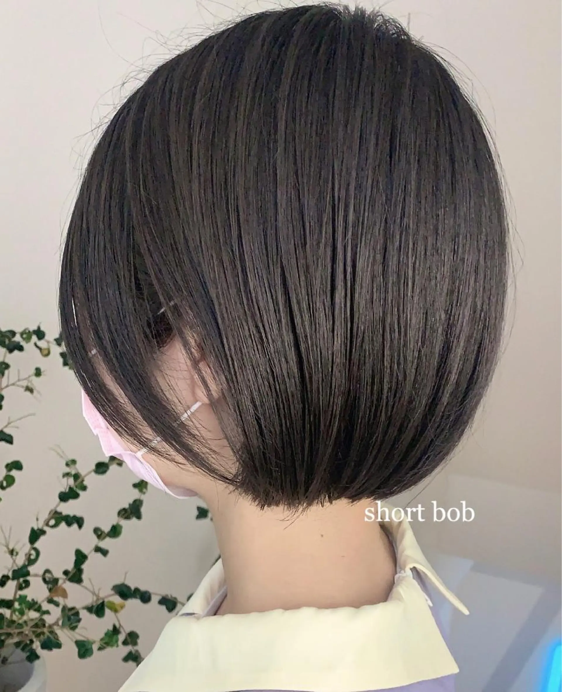 ショート カラー ショートボブ 透明感カラー グレージュ オリーブグレージュ オリーブグレー カット ヘアカラー Kureha/ネイル レイヤー/酸性縮毛のヘアスタイル