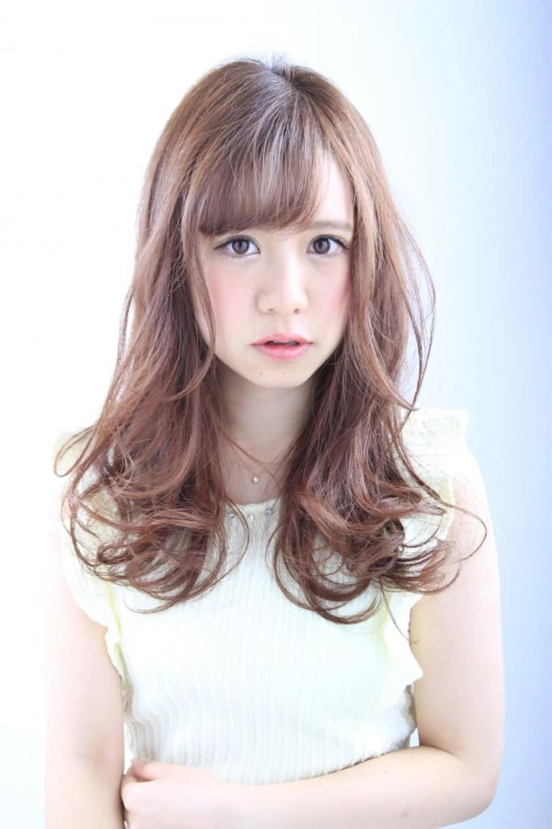 セミロング 北谷 拓之のヘアスタイル