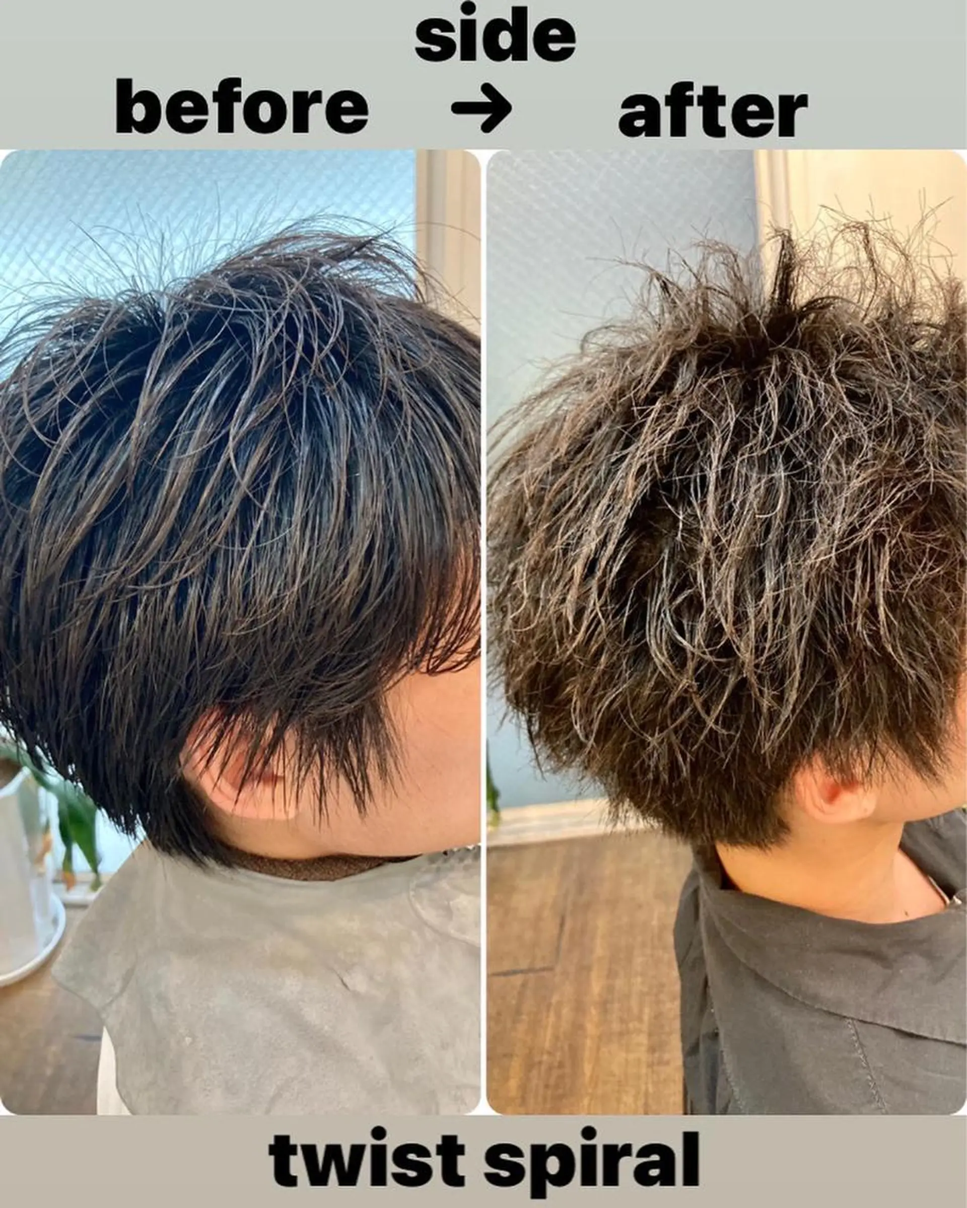 ショート メンズ カット パーマ AUTHENTIC private mens hair salon所属・完全個室マンツーマン メンズサロン草野貴樹のヘアスタイル