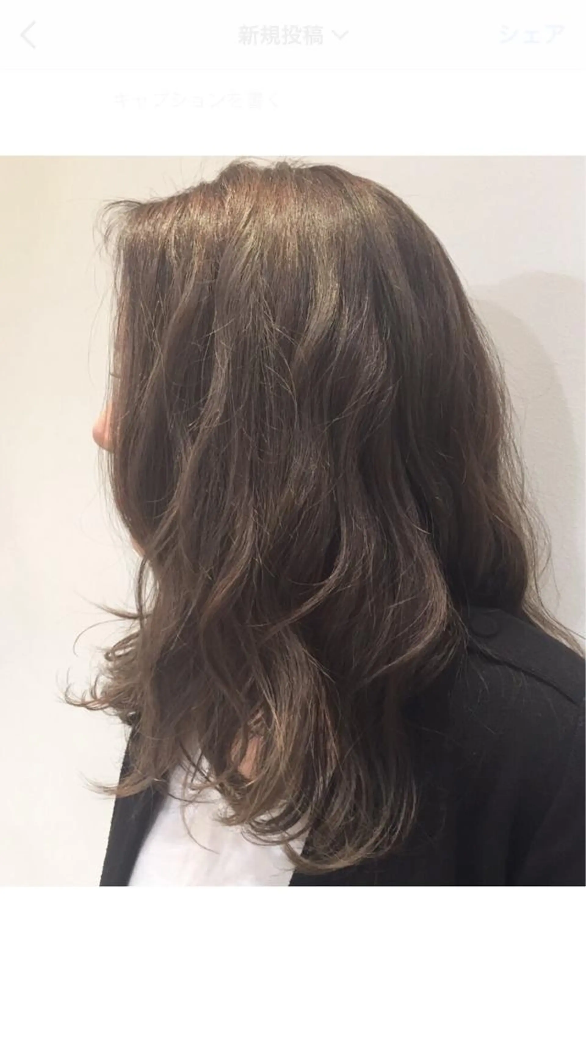 セミロング ロング カラー ベージュカラー ホワイトベージュ 透明感・艶カラー/ 坂田友梨奈のヘアスタイル