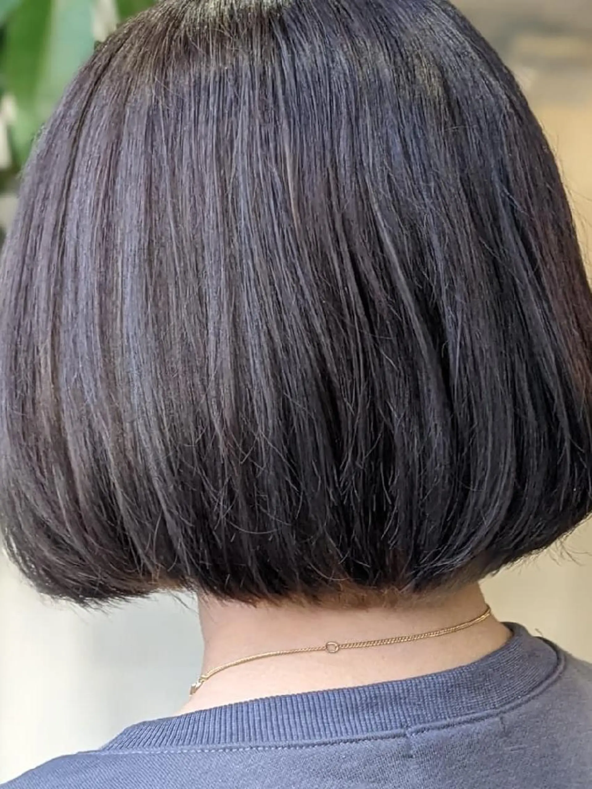 ミディアム ボブ ハイライト 髪質改善アンブリーチ 店長みやけななのヘアスタイル
