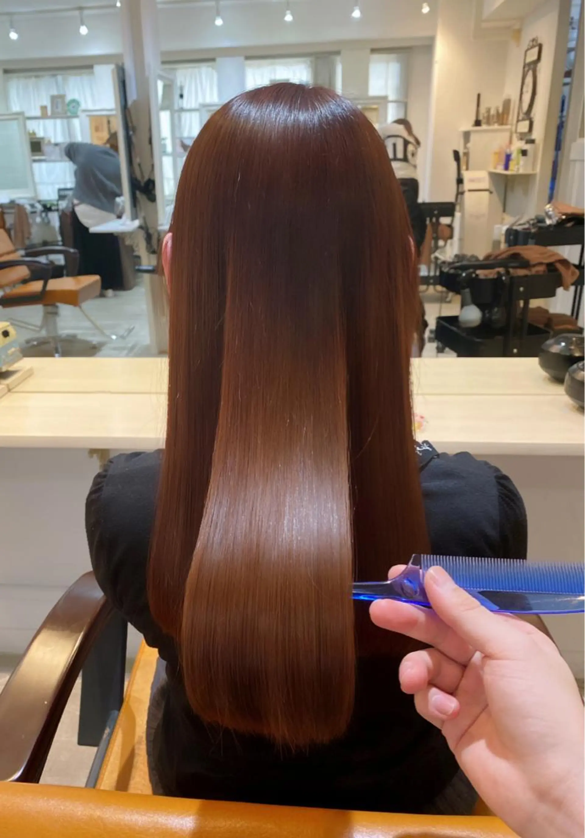 ロング カラー アクアカラー イルミナカラー 髪質改善 トリートメント カット ヘアカラー トリートメント 🌈艶髪人気№１🌈 newi池袋店⭐江口のヘアスタイル