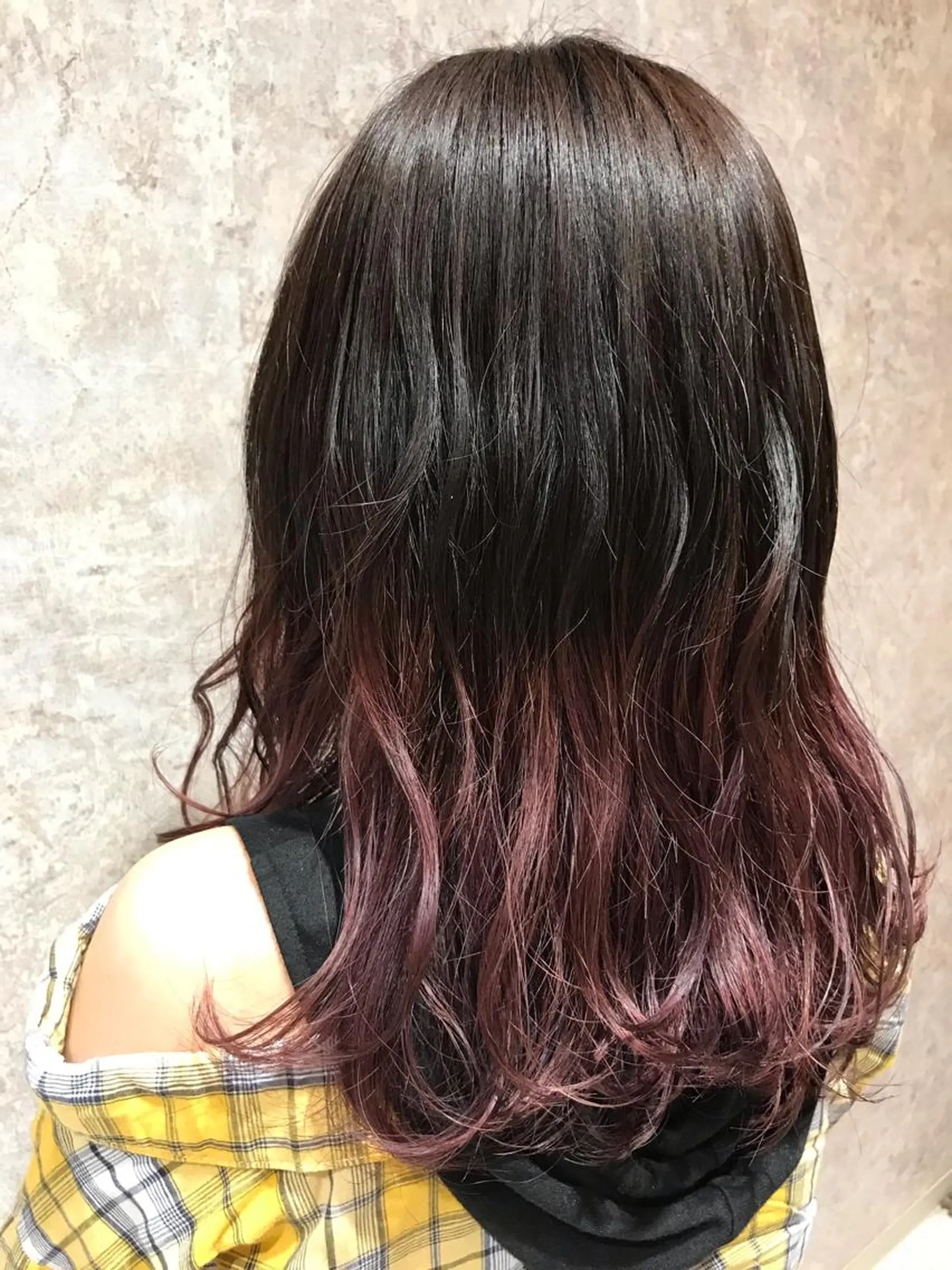 セミロング カラー Blanco 村松 美里のヘアスタイル