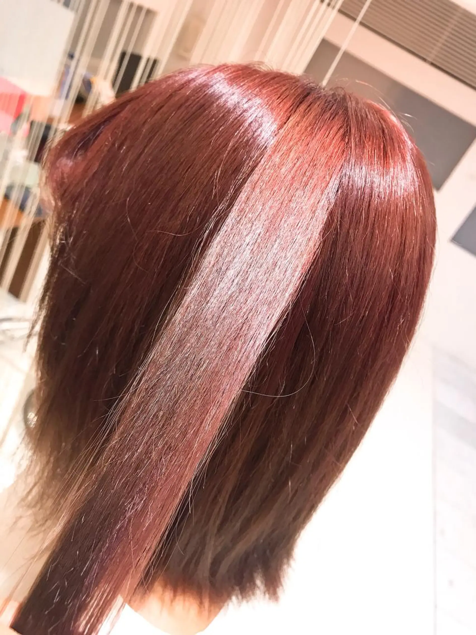 ミディアム カラー ヘアアレンジ バレイヤージュ ベージュカラー 黒髪 ブリーチ ブルーカラー カット ヘアカラー トリートメント ⚠️激安ブリーチで 後悔してる方へ⚠️のヘアスタイル