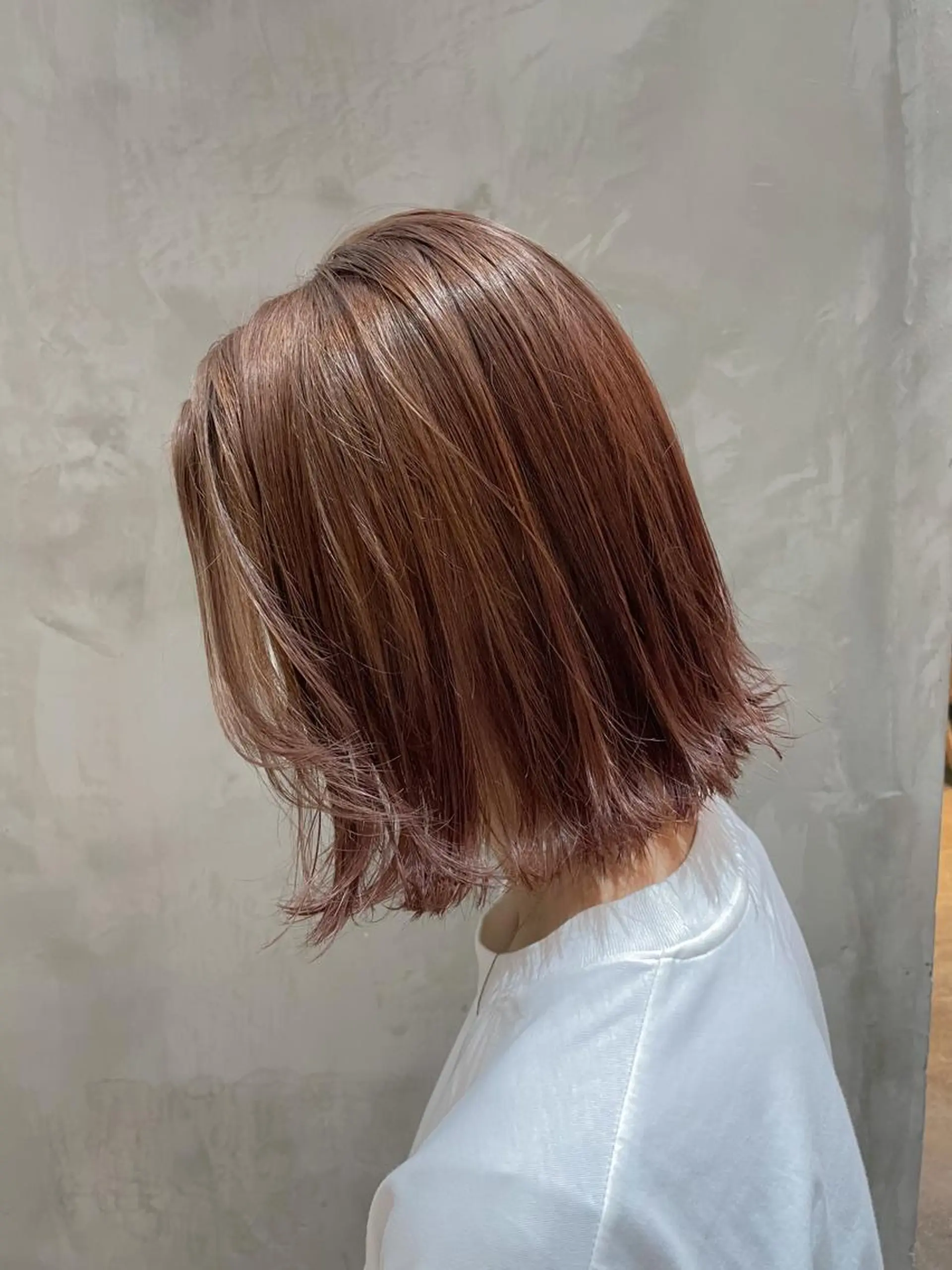 ミディアム カット ヘアカラー トリートメント HAVANA MIZUKIのヘアスタイル