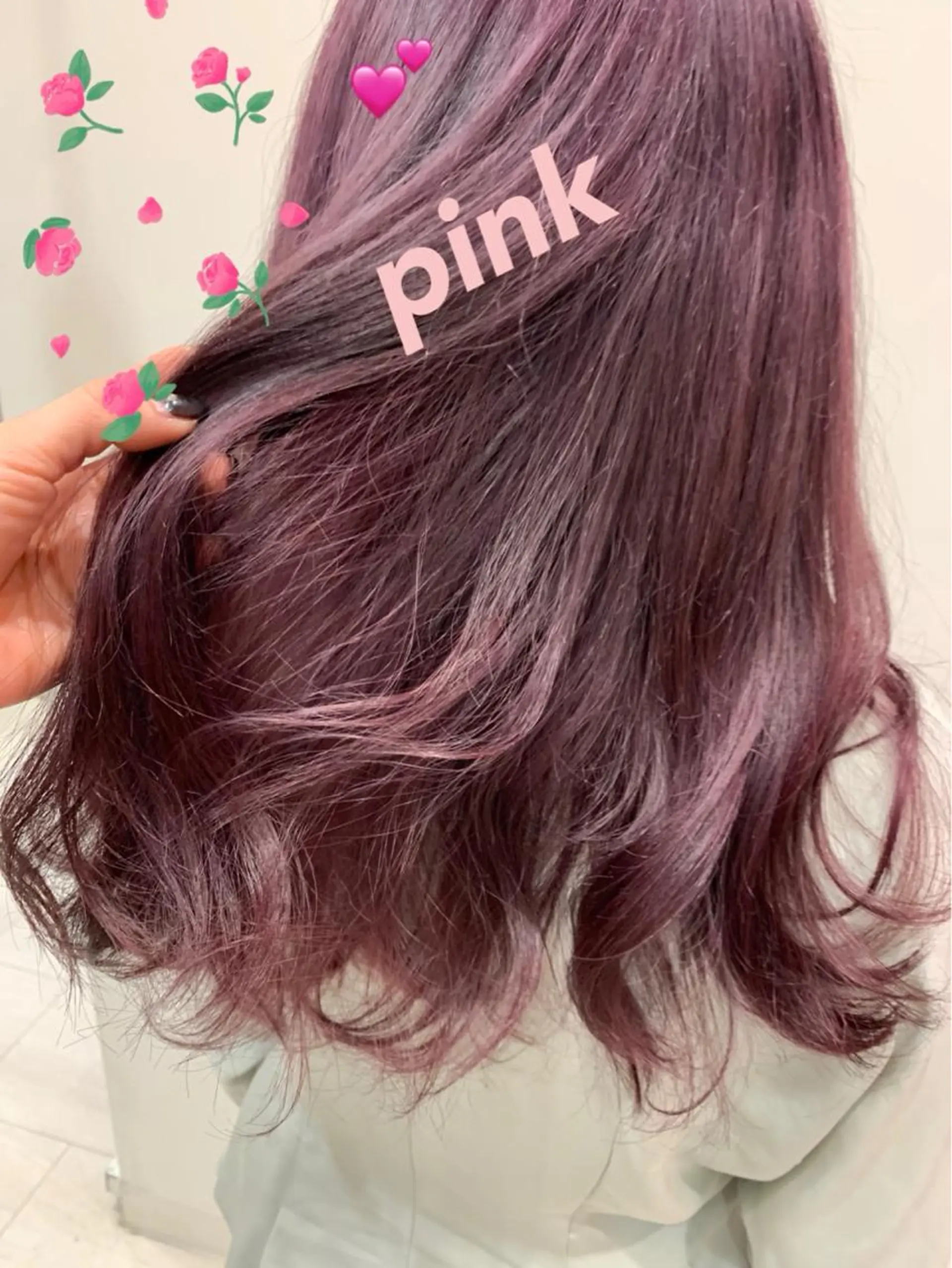セミロング カラー ブリーチ ダブルカラー グラデーションカラー グレージュ インナーカラー EMANON新宿東口所属・新宿駅近♡ ♡個室♡三都季🌜のヘアスタイル