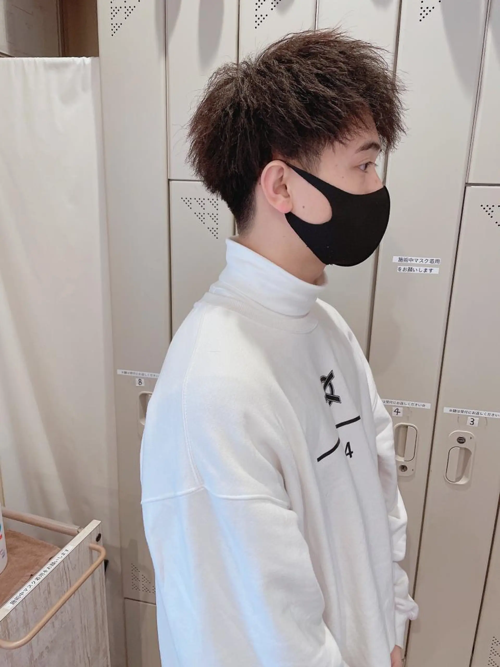 ショート パーマ ヘアアレンジ メンズ メンズZina代表 田端 麗治のヘアスタイル