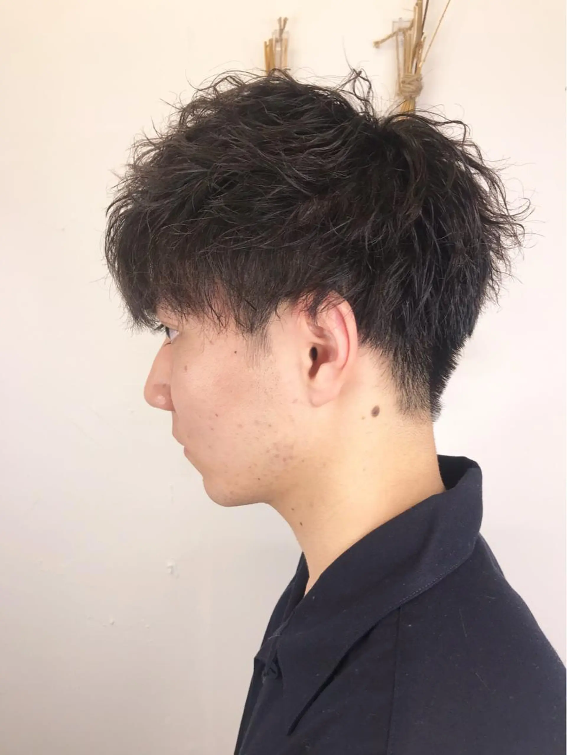 パーマ メンズ カット パーマ メンズサロン アソビ元町店所属・メンズサロン アソビ元町のヘアスタイル