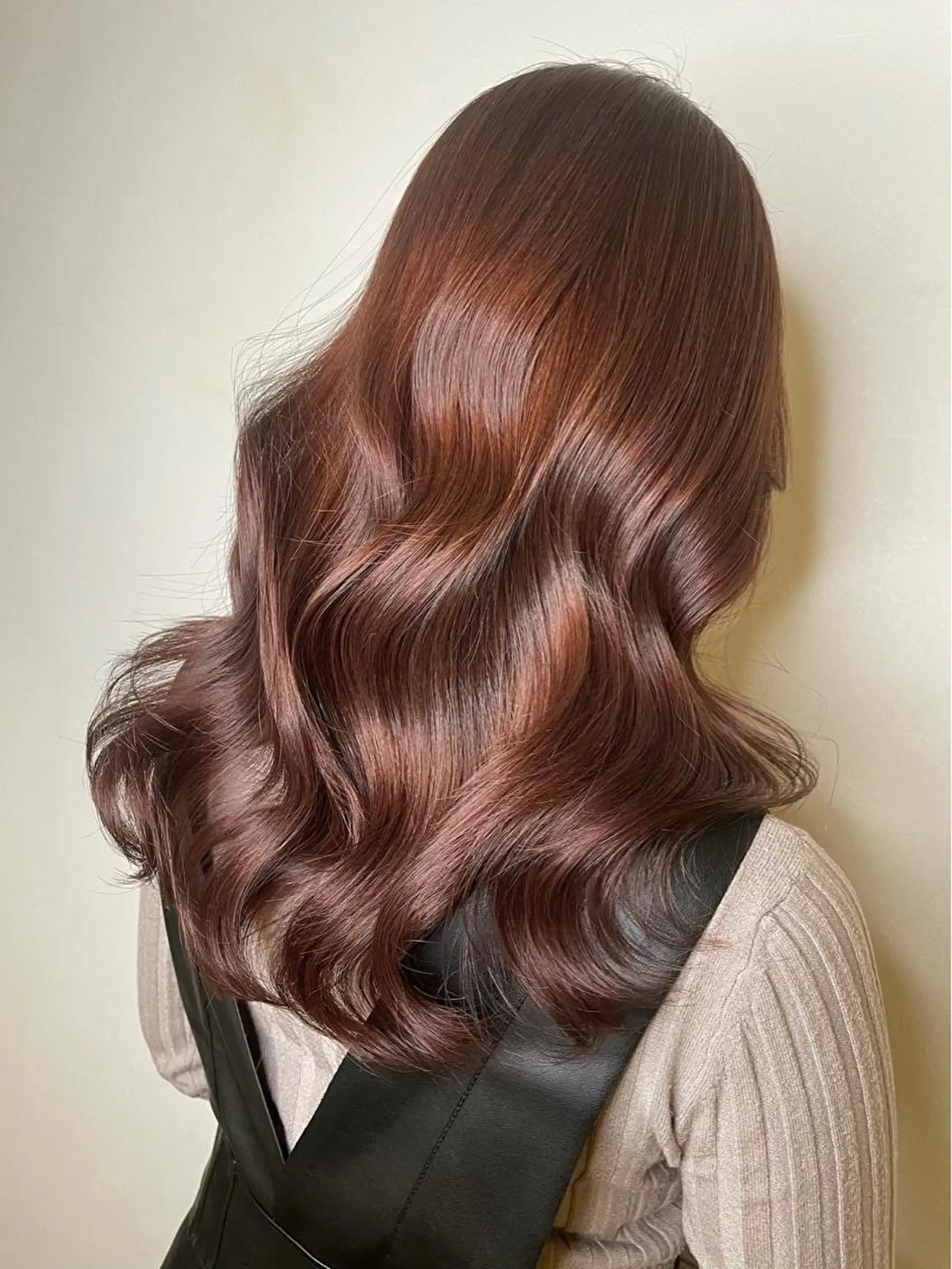 セミロング カラー アディクシーカラー ベージュカラー ブリーチ 透明感カラー ココアグレージュ カット ヘアカラー トリートメント KAGAMI HIROSHIのヘアスタイル