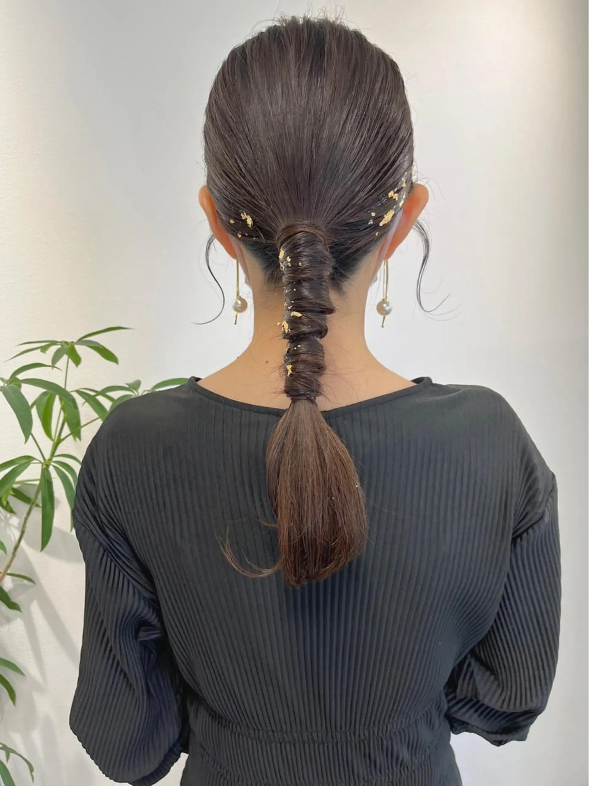 セミロング カラー ヘアアレンジ umu.［韓国ヘア /レイヤーカット］のヘアスタイル