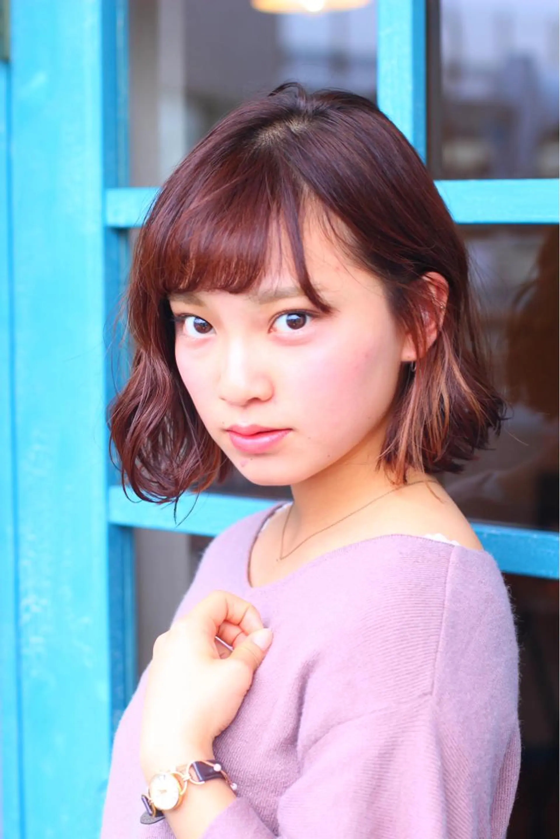 ショート カット ヘアカラー トリートメント 向井 涼太朗のヘアスタイル