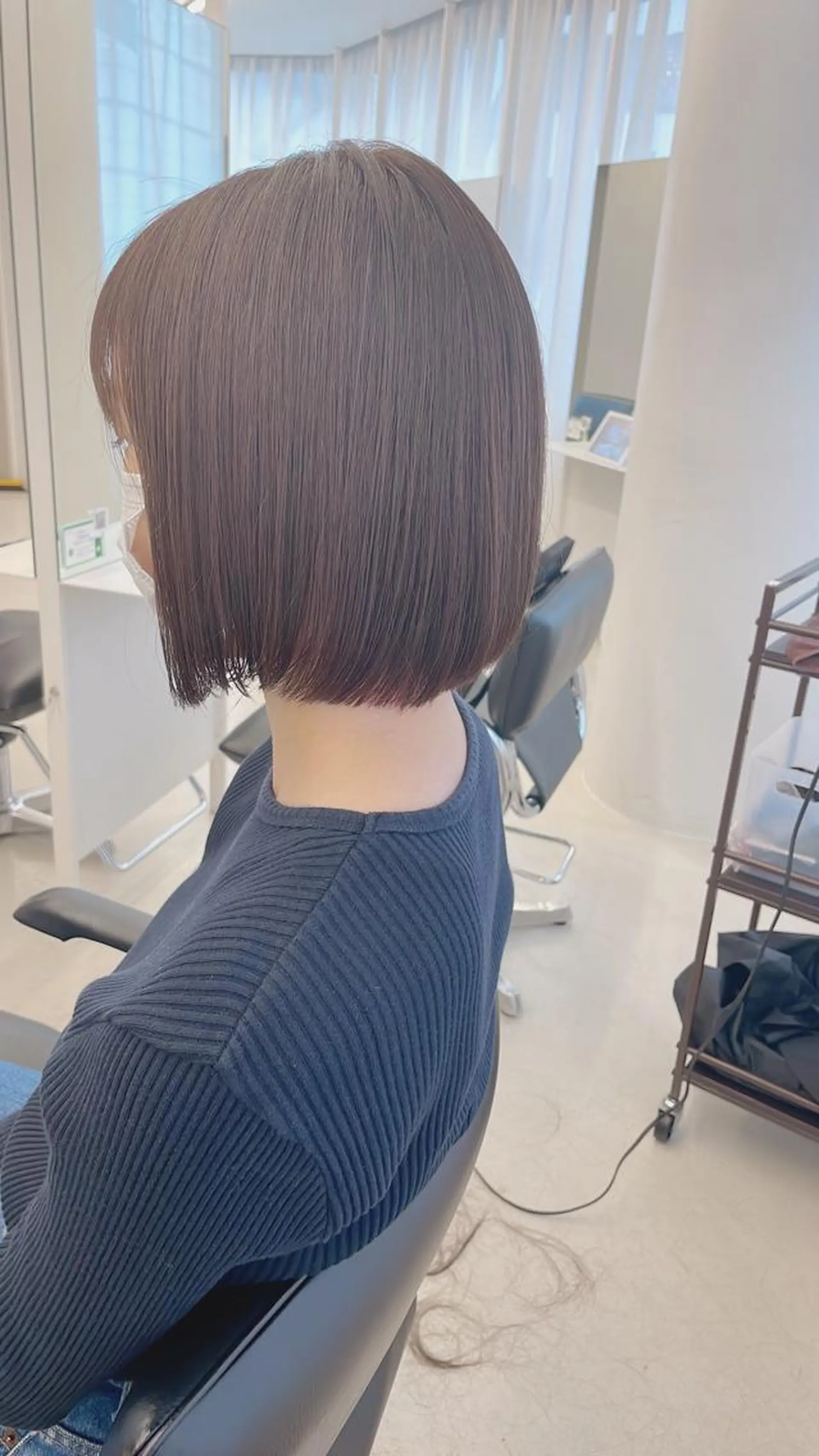 ミディアム カラー ヘアアレンジ リベルテ所属・♦️髪質改善韓国レイ ヤー♦️副店長のヘアスタイル