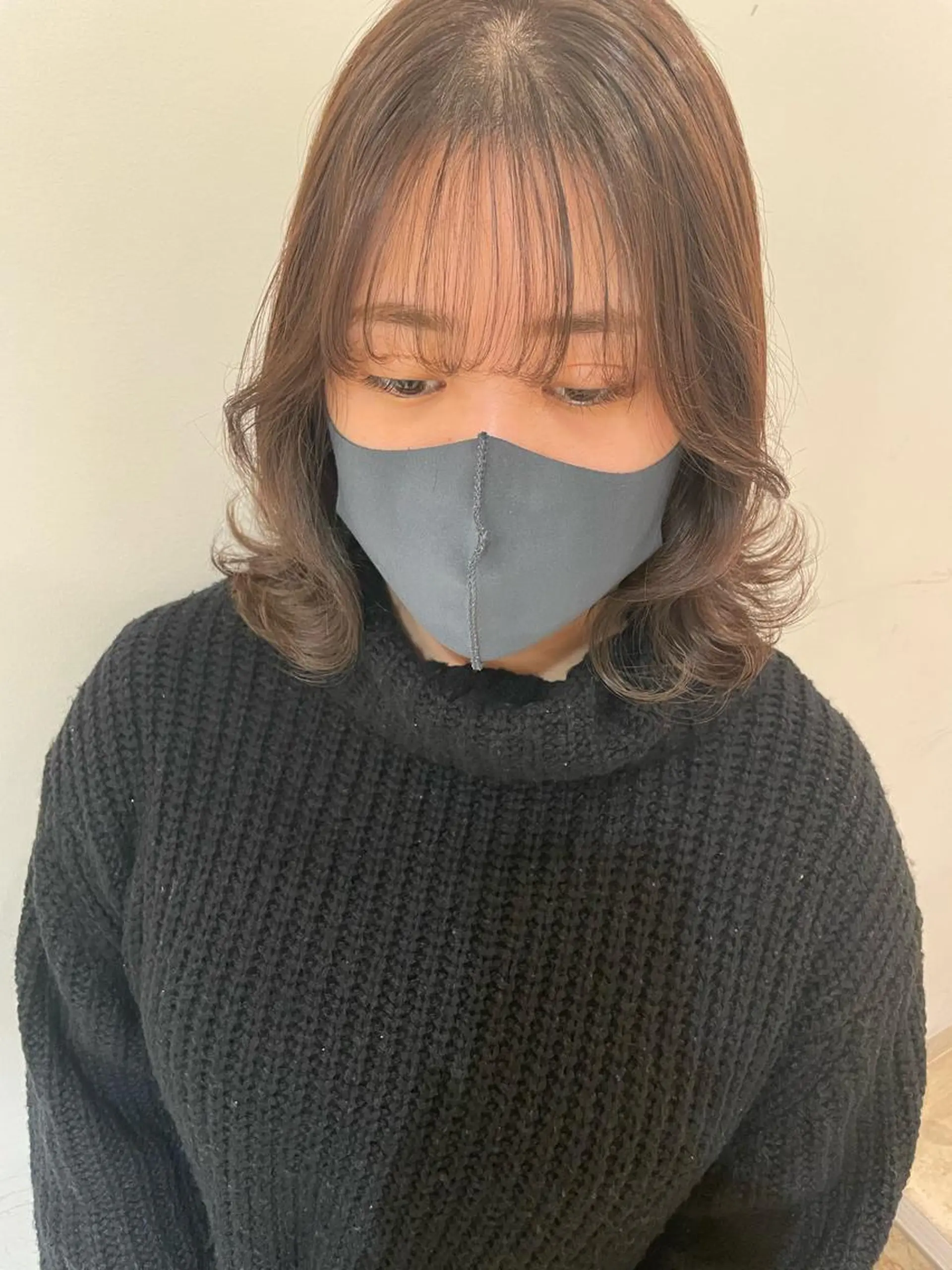 セミロング ボブカット 佐々木 祐太のヘアスタイル