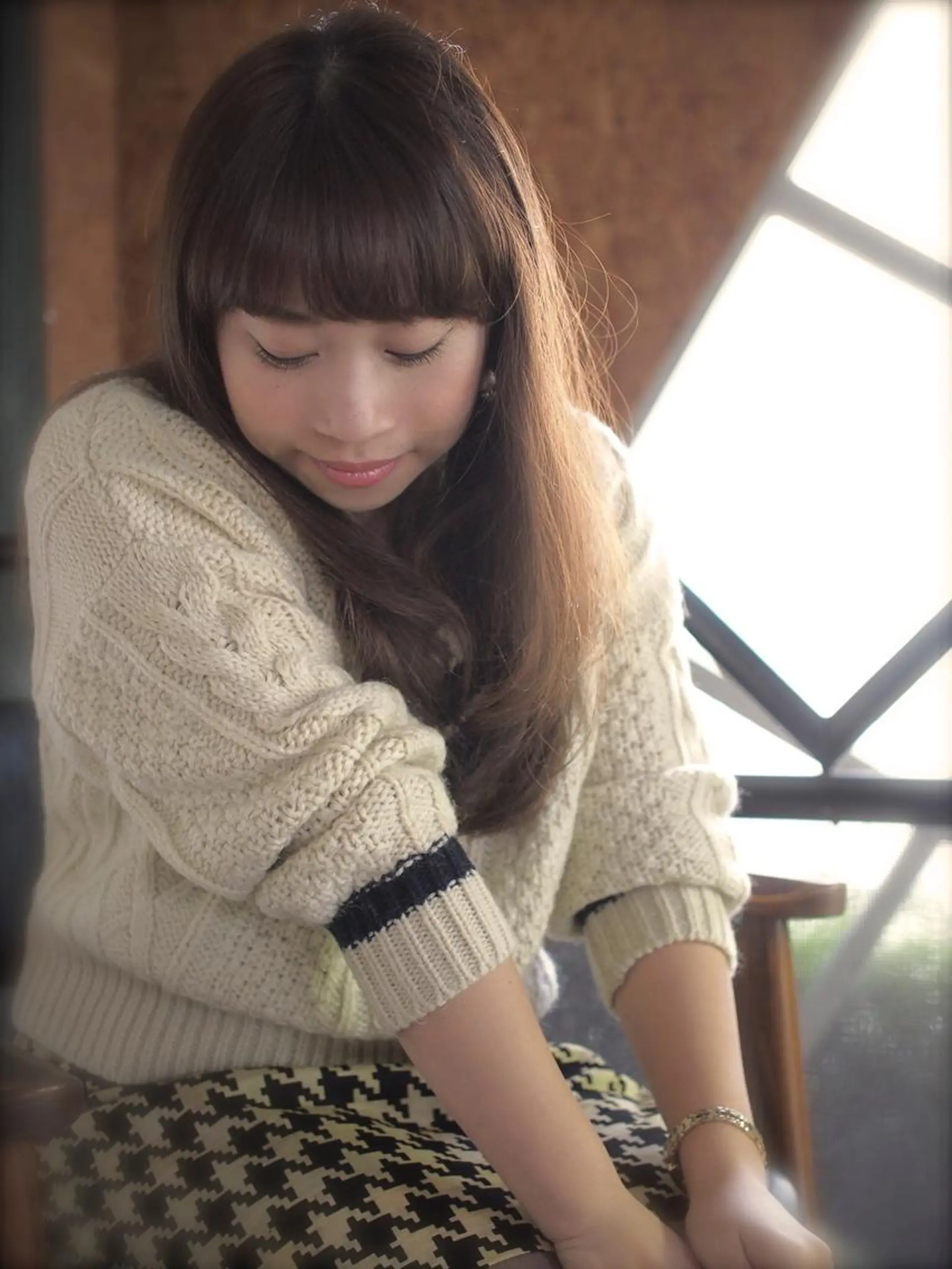 セミロング カラー ベージュカラー 透明感カラー Hair  Design Lima所属・中村 海のヘアスタイル