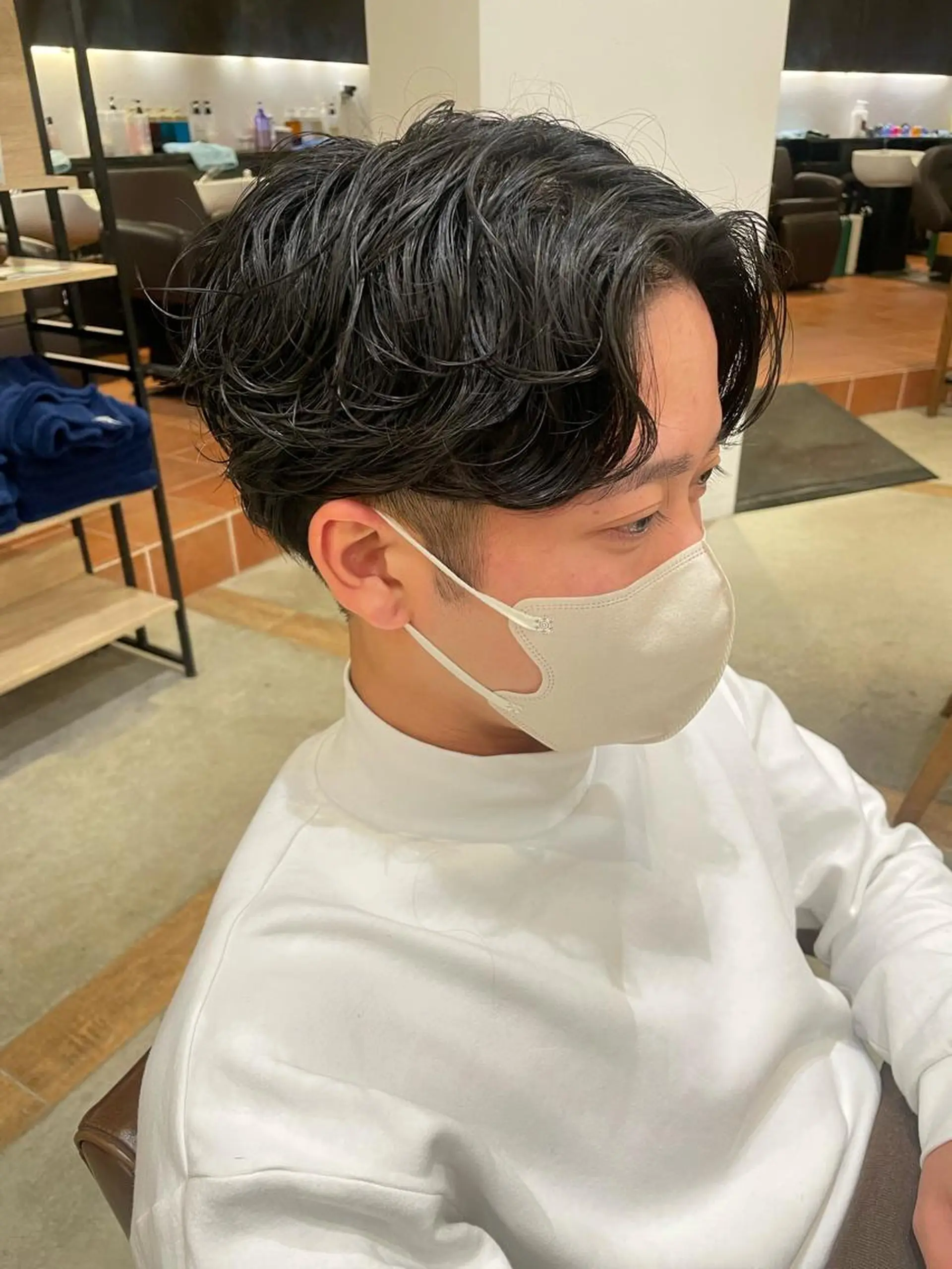 メンズ メンズパーマ OAK 学芸大学所属・秋葉萌　透明感カラー /レイヤー/ボブ♡のヘアスタイル