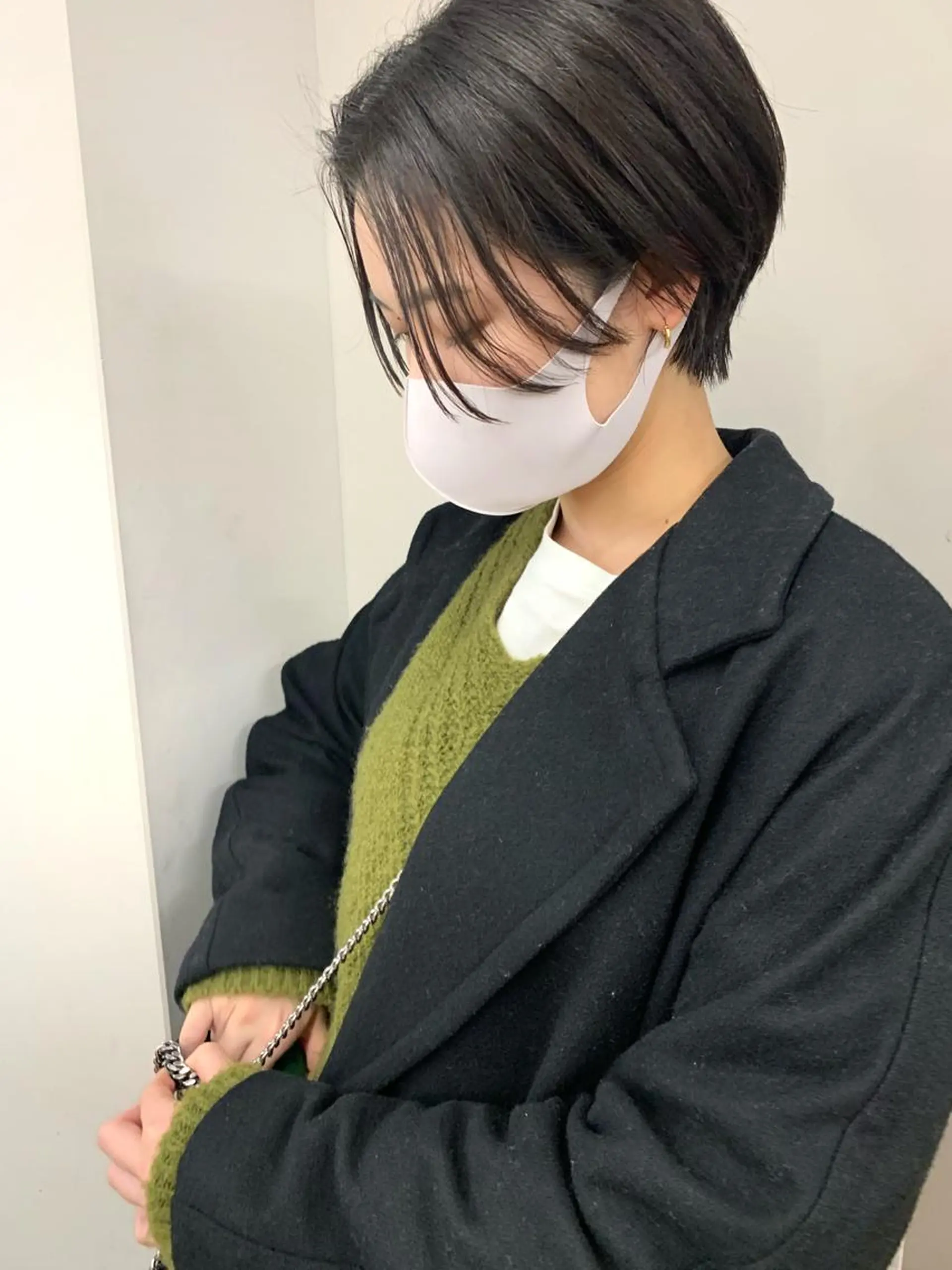 ショート カラー ハンサムショート ショートヘア 豊浦 翔太のヘアスタイル