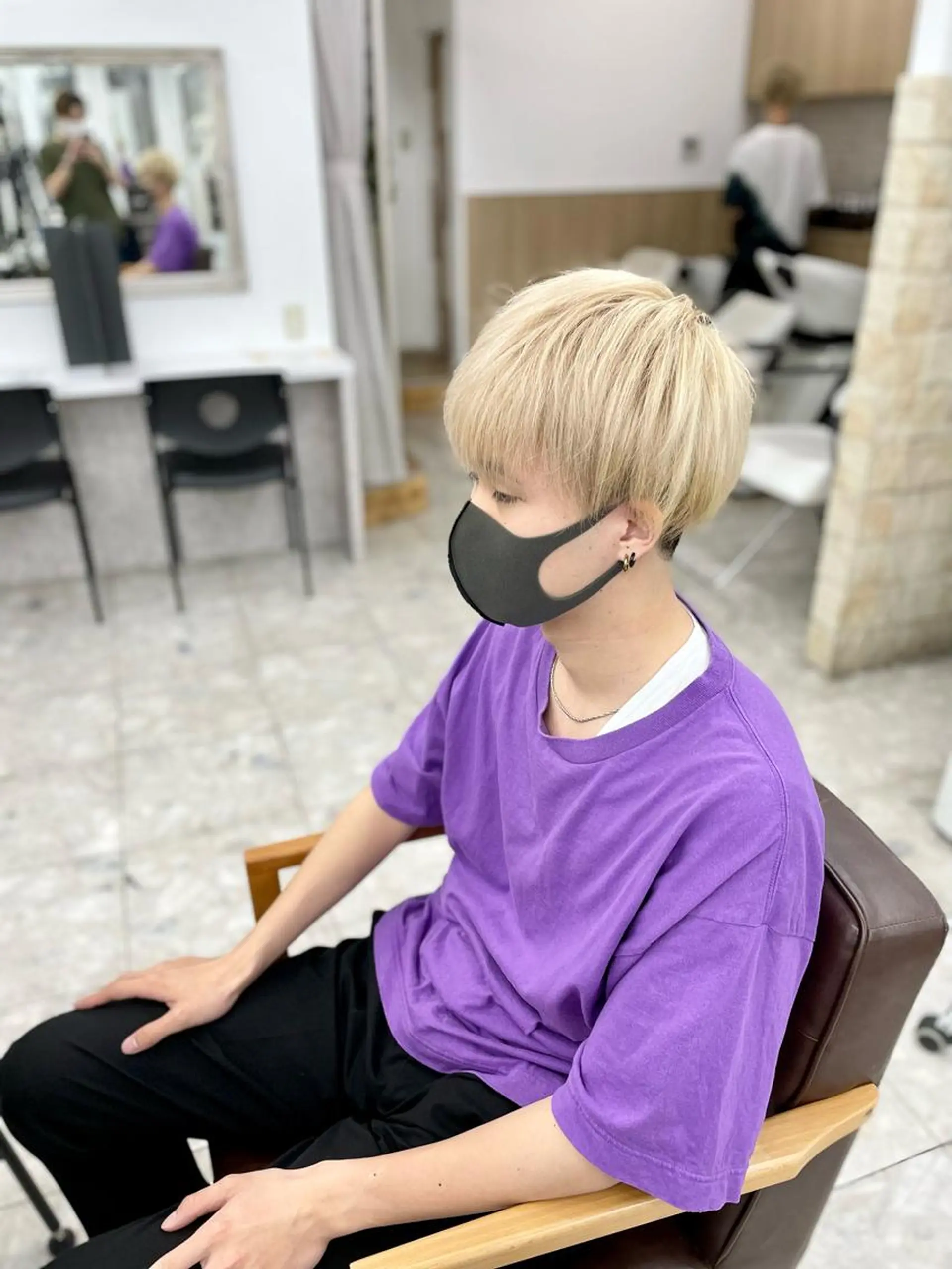 メンズ カラー特化サロン プロデュース相武台前のヘアスタイル
