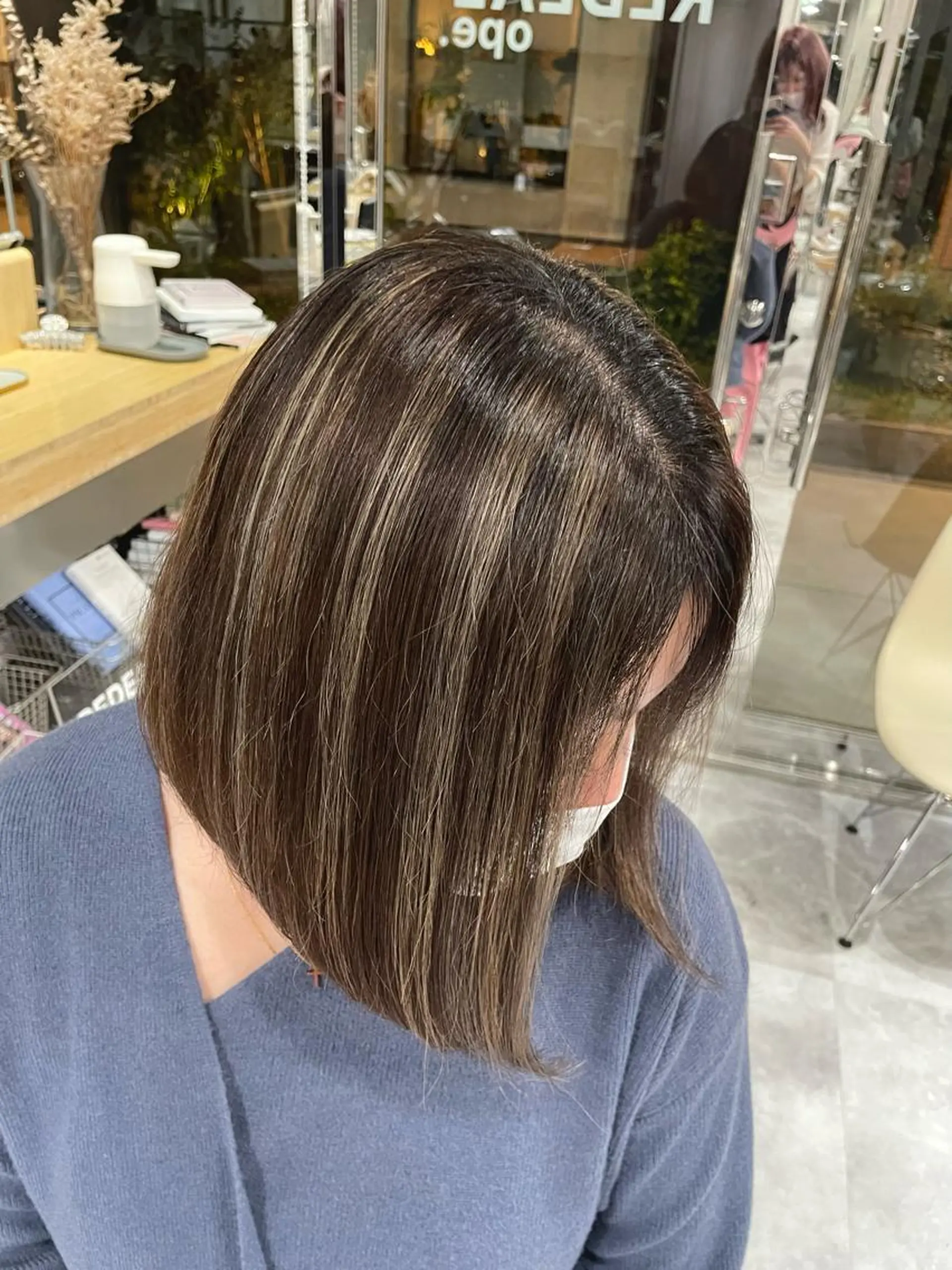 ショート ハイライト REDEAL SHIBUYA所属・maya/レイヤー カット/ミインパーマのヘアスタイル