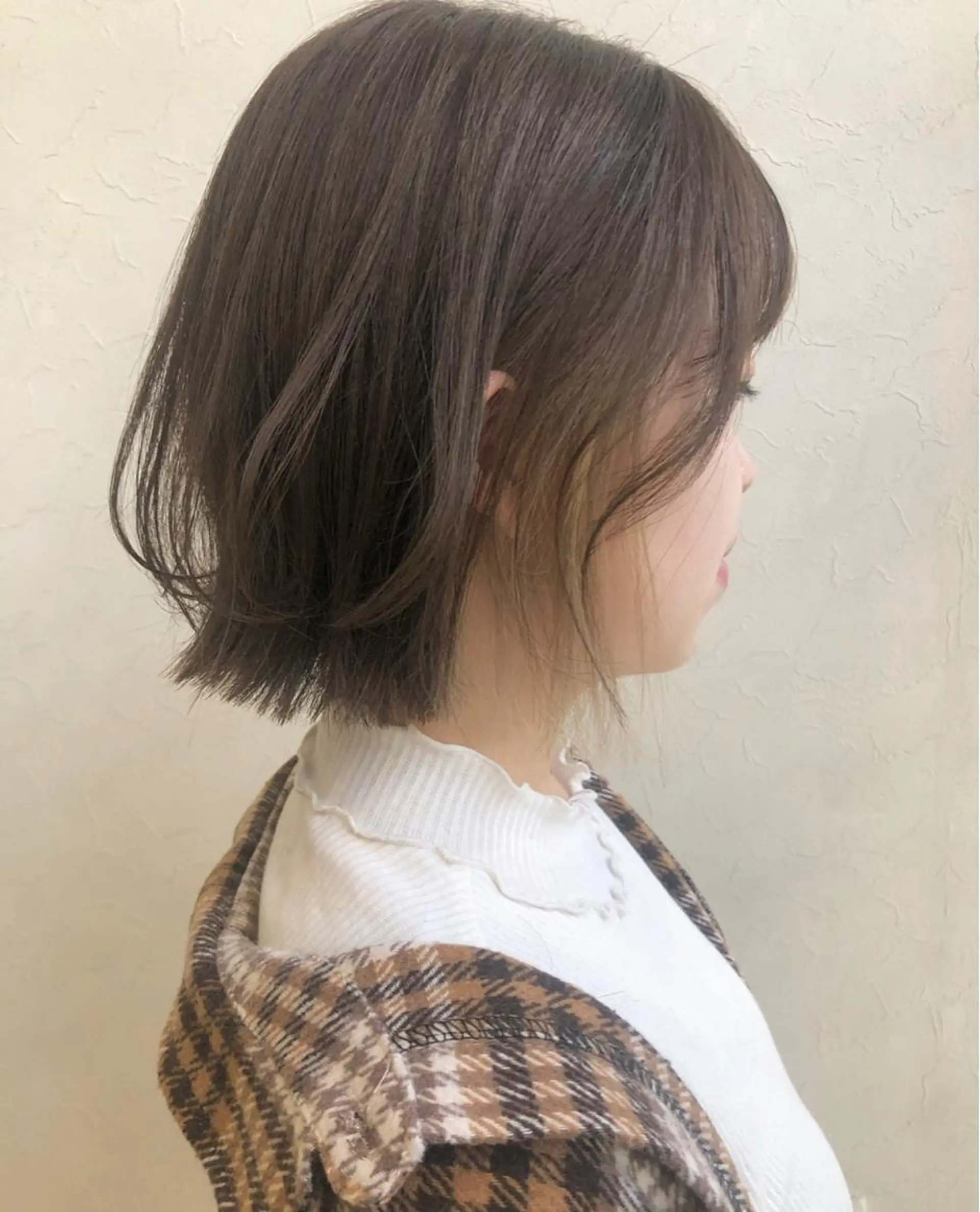 ミディアム カラー nakahara madokaのヘアスタイル