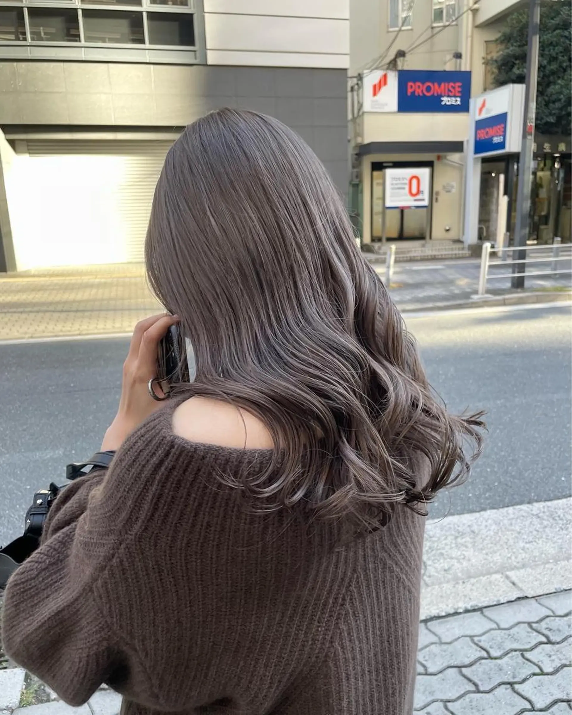 ロング カラー yohaku misakiのヘアスタイル