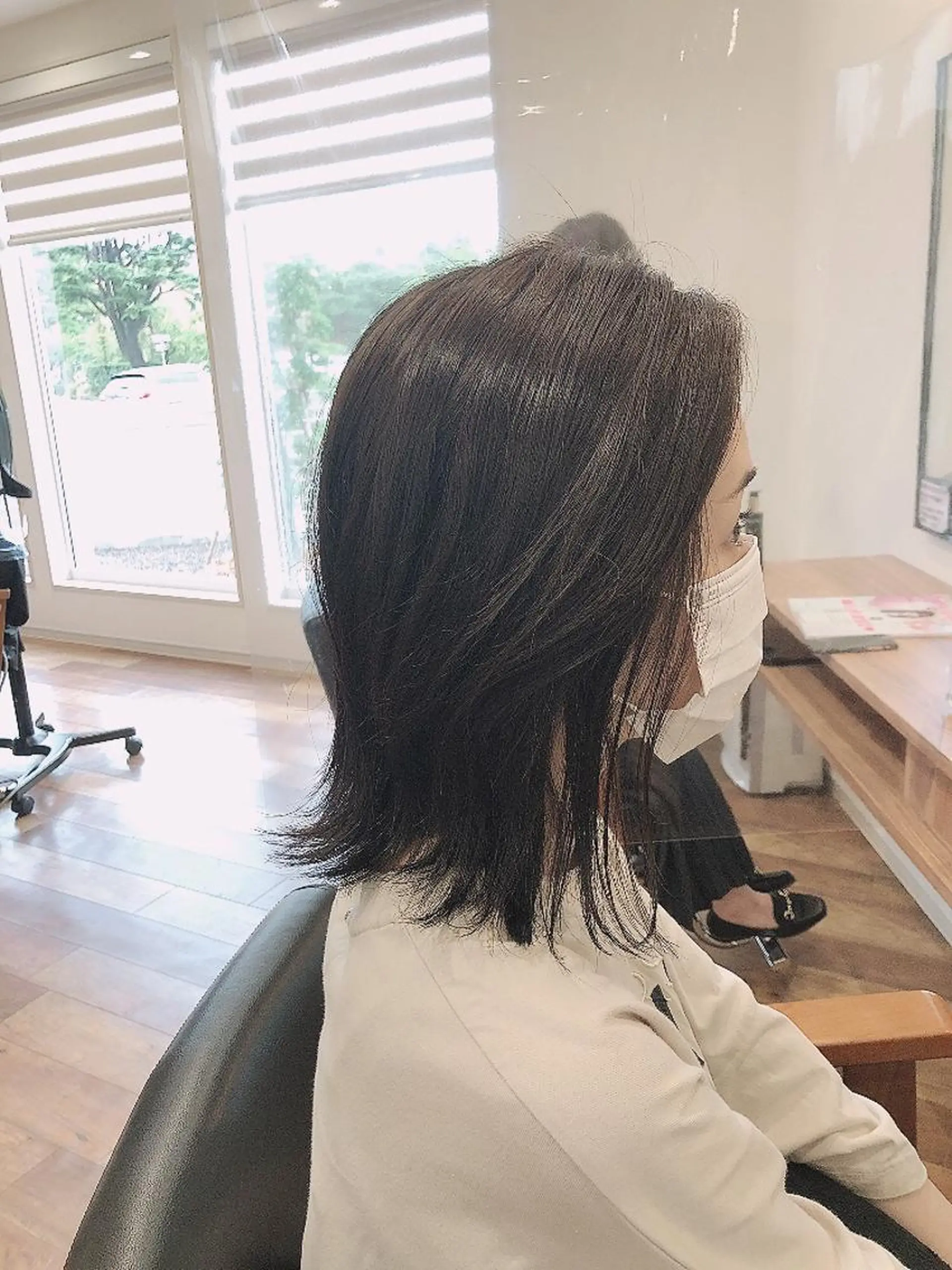 ミディアム カット しょうへいの店四郎丸店所属・大川 優佳のヘアスタイル