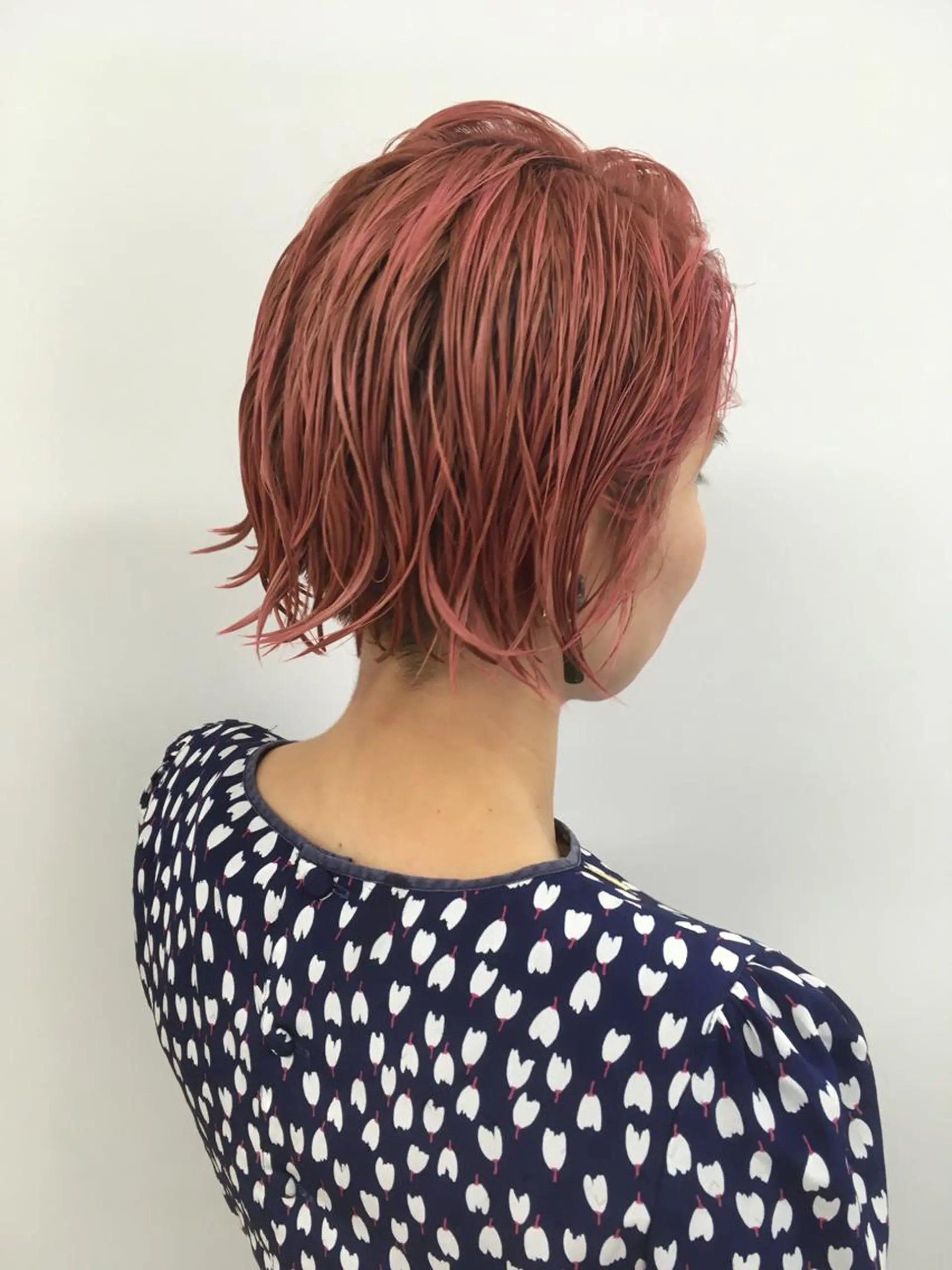 ショート 切りっぱなしボブ ボブ graxi'    グラシー所属・ブリーチ/ハイトーン SERINAのヘアスタイル