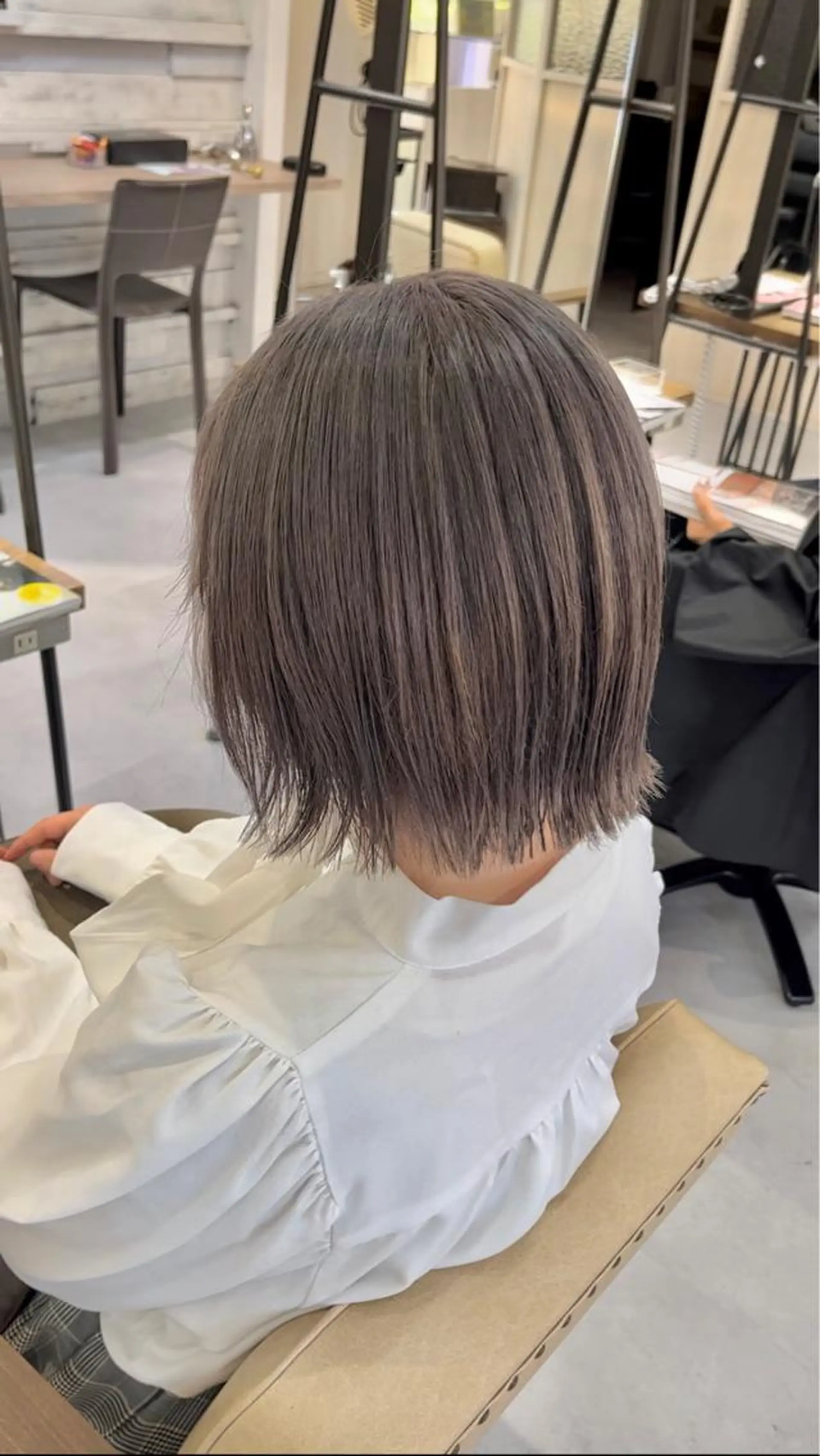 ショート 縮毛矯正/髪質改善 斉藤春のヘアスタイル