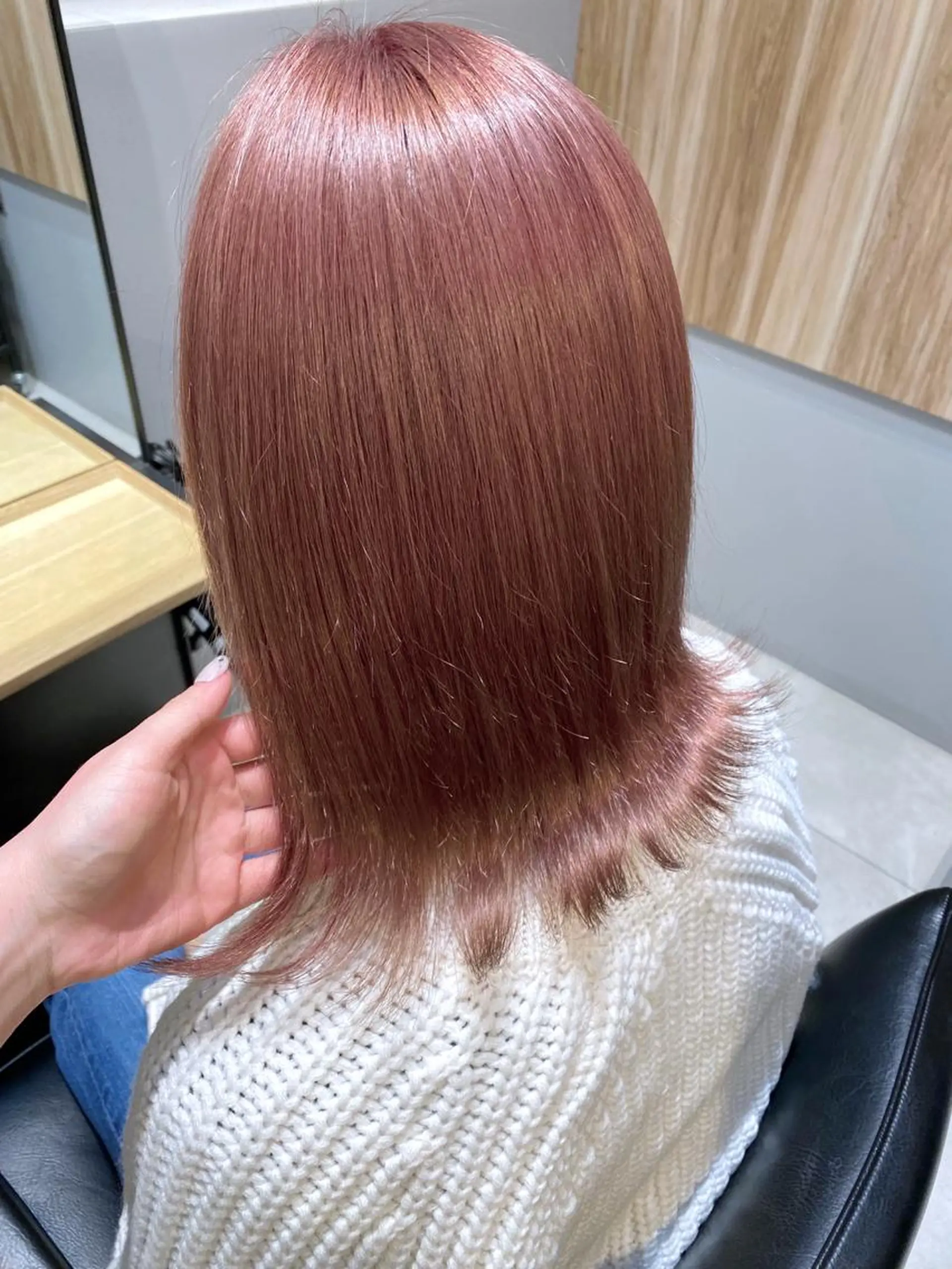 ミディアム カラー ヘアカラー 畑中 愛梨のヘアスタイル