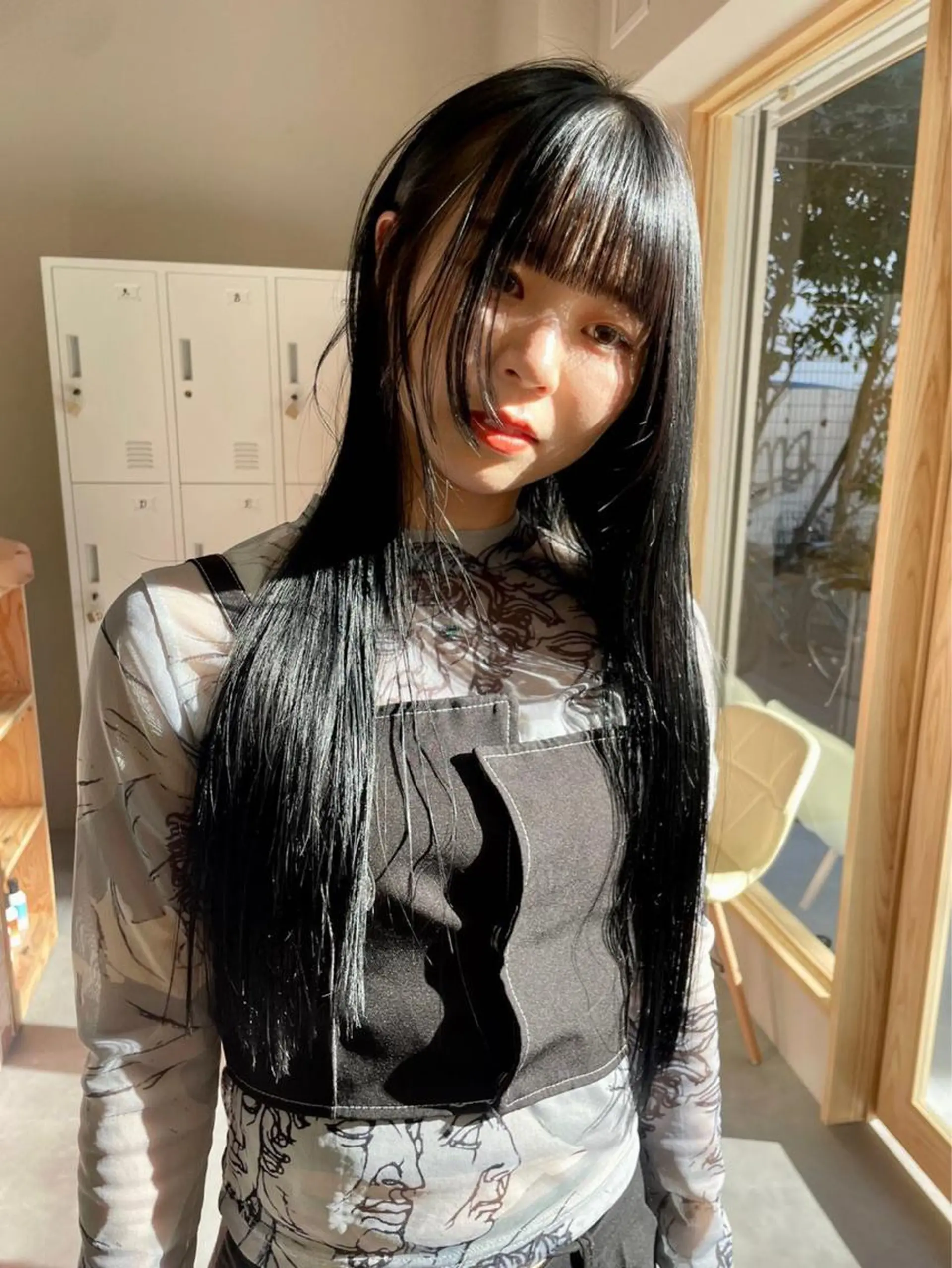 ロング SIKI yuuna モテ韓国ヘア☁️のヘアスタイル
