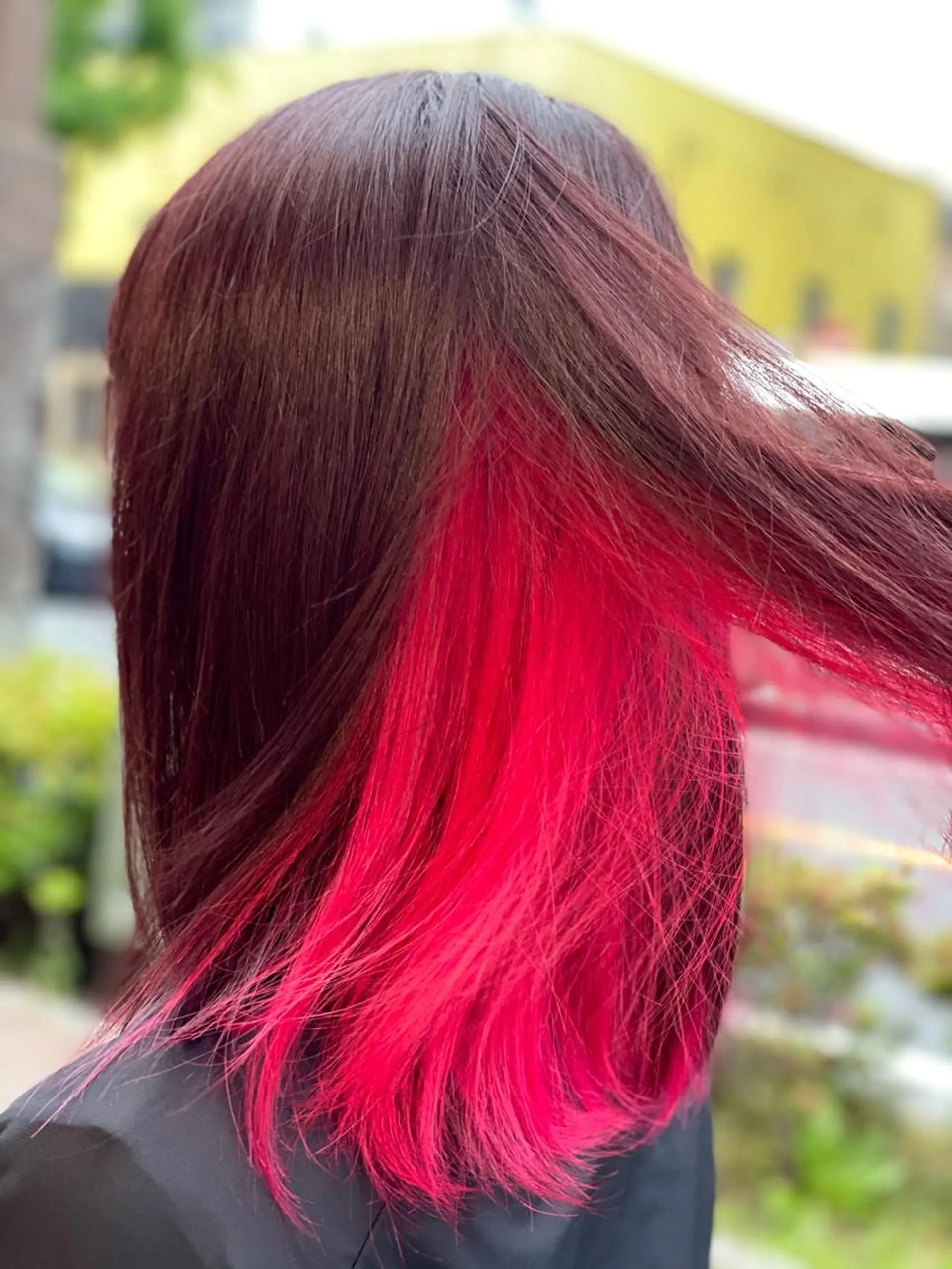 ロング カラー ヘアアレンジ メンズ カット ヘアカラー トリートメント ⭐️柏木皇気ブリーチ ムラ修正/他店直しのヘアスタイル