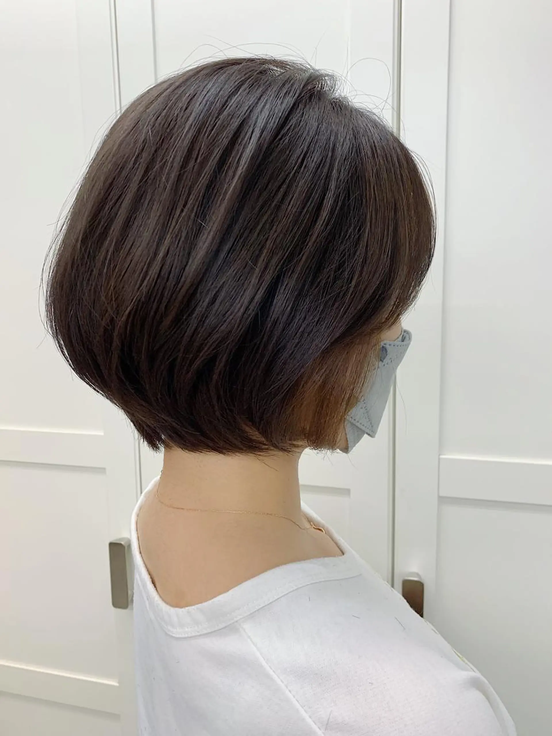 ショート カラー カット ハットリ /北習志野のヘアスタイル
