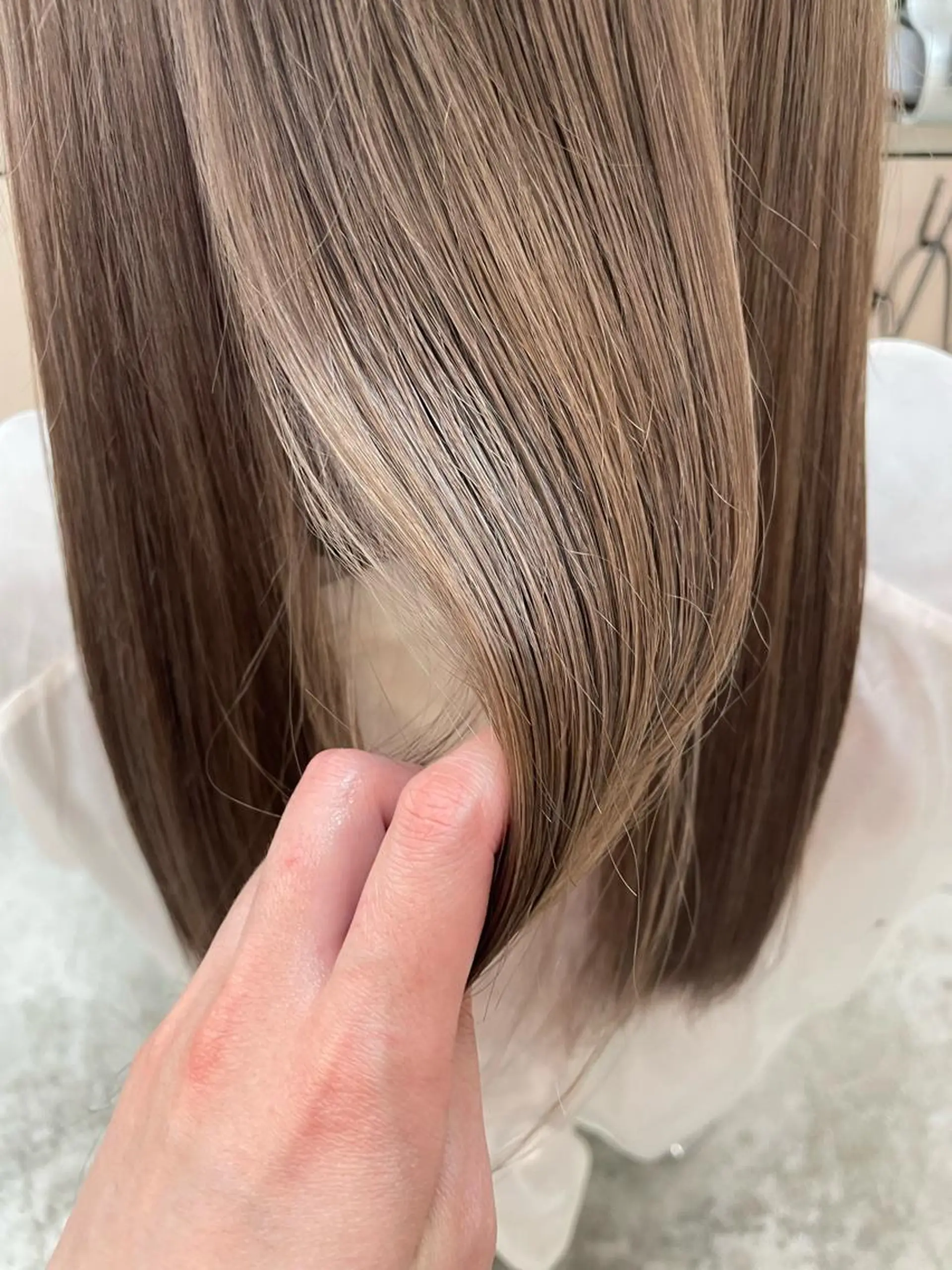 ロング カラー トリートメント トリートメント HITOMI ショートカットのヘアスタイル