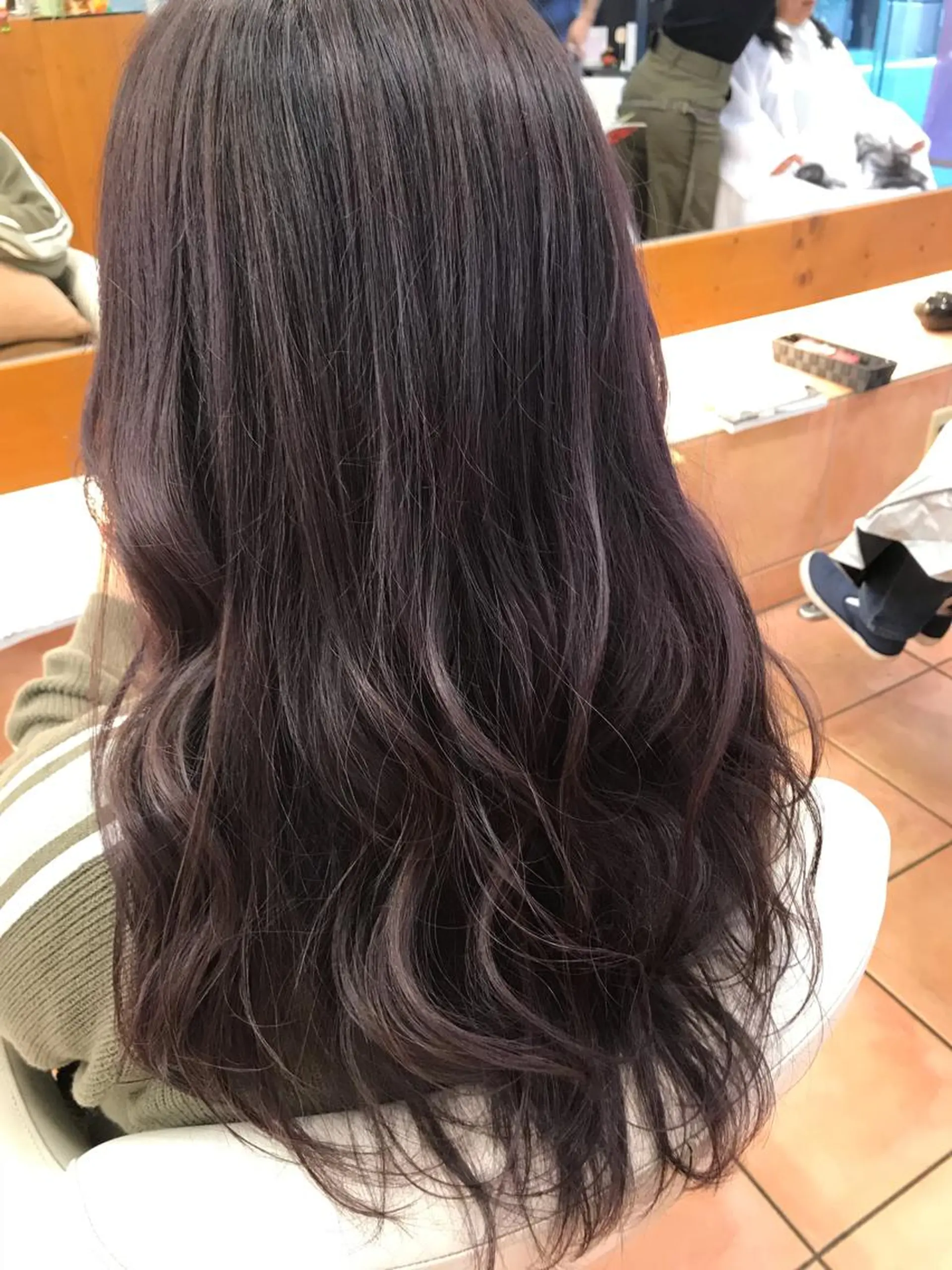 カラー レイヤーカット・ 縮毛矯正 星野のヘアスタイル