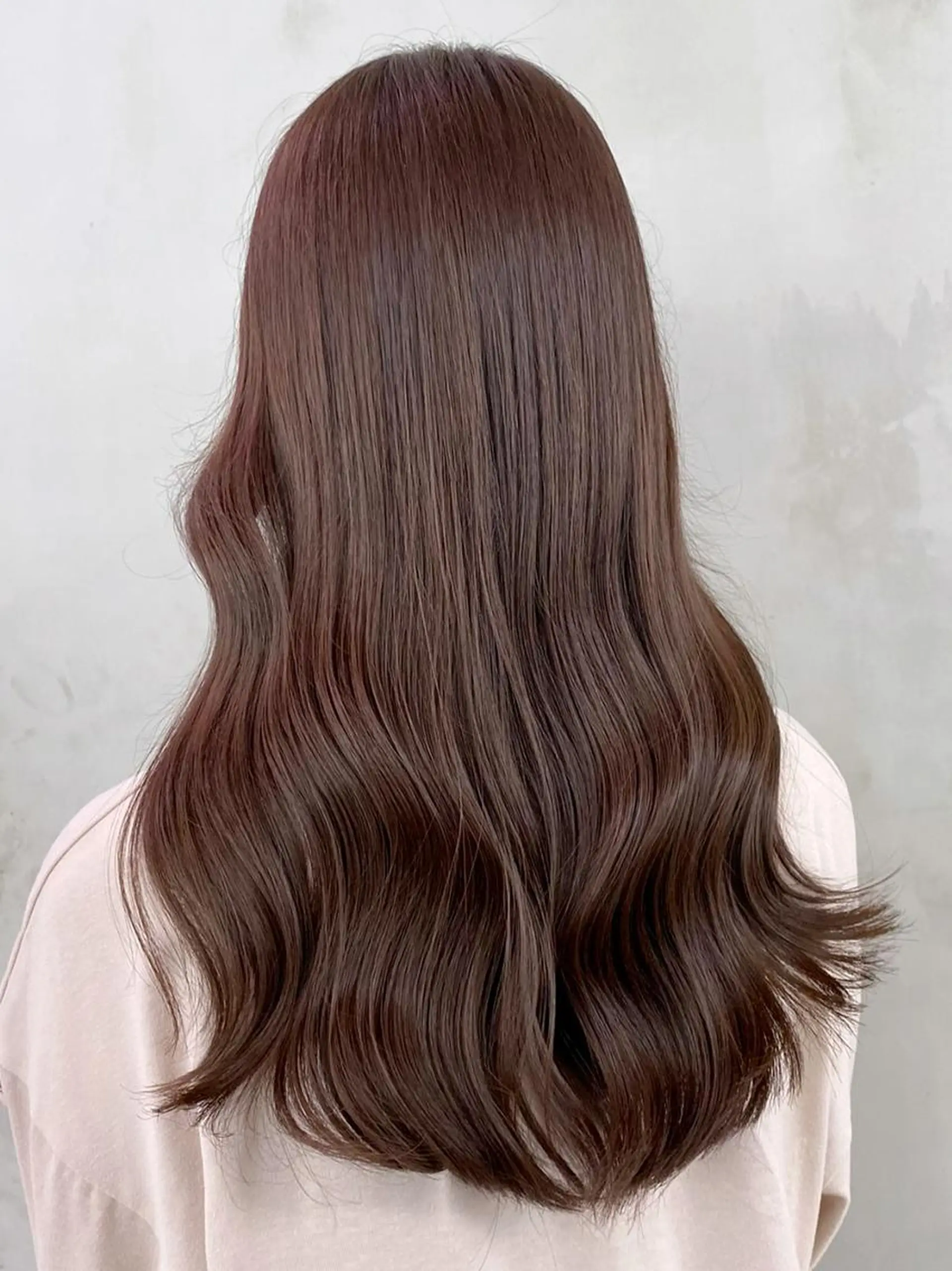 セミロング カラー ベージュカラー カット ヘアカラー トリートメント ITbyALBUM 中野店のヘアスタイル