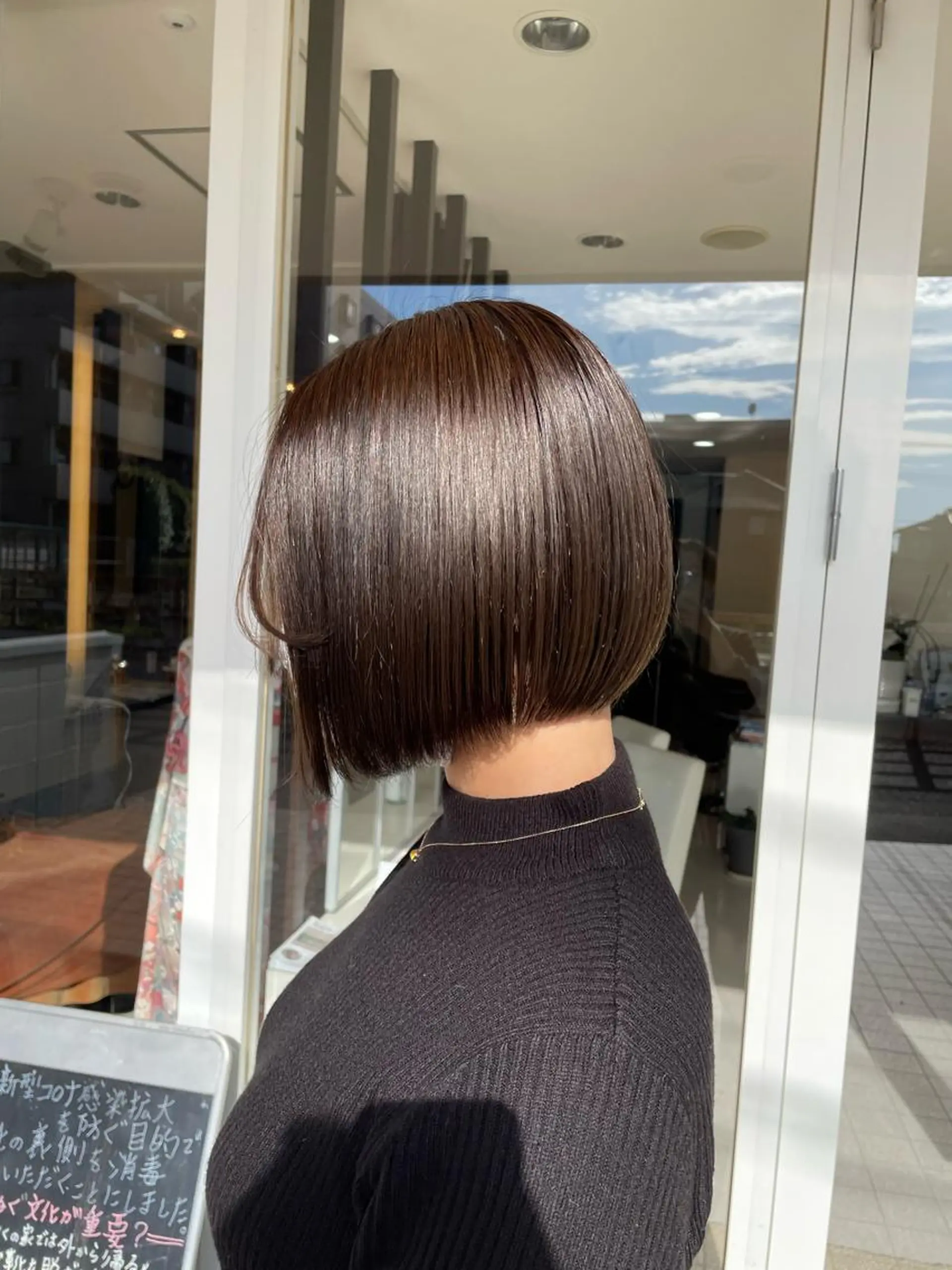 ショート ボブ ヘアカラー 武田 清久のヘアスタイル