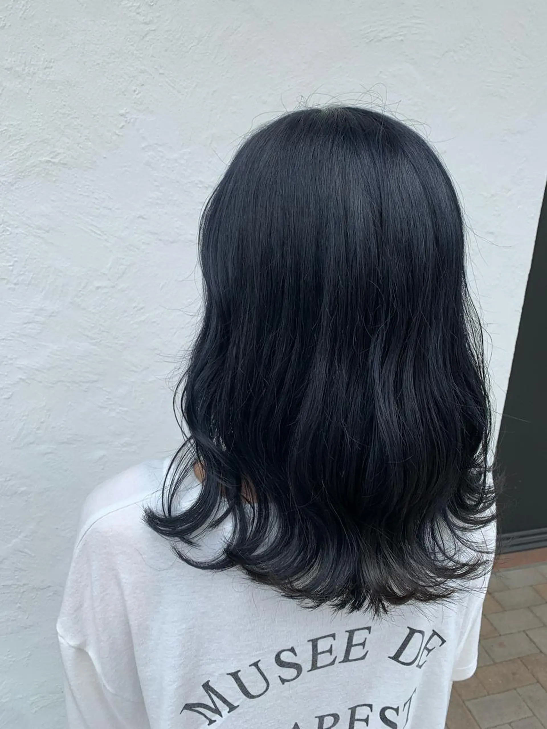 セミロング カラー 片平 帆香のヘアスタイル